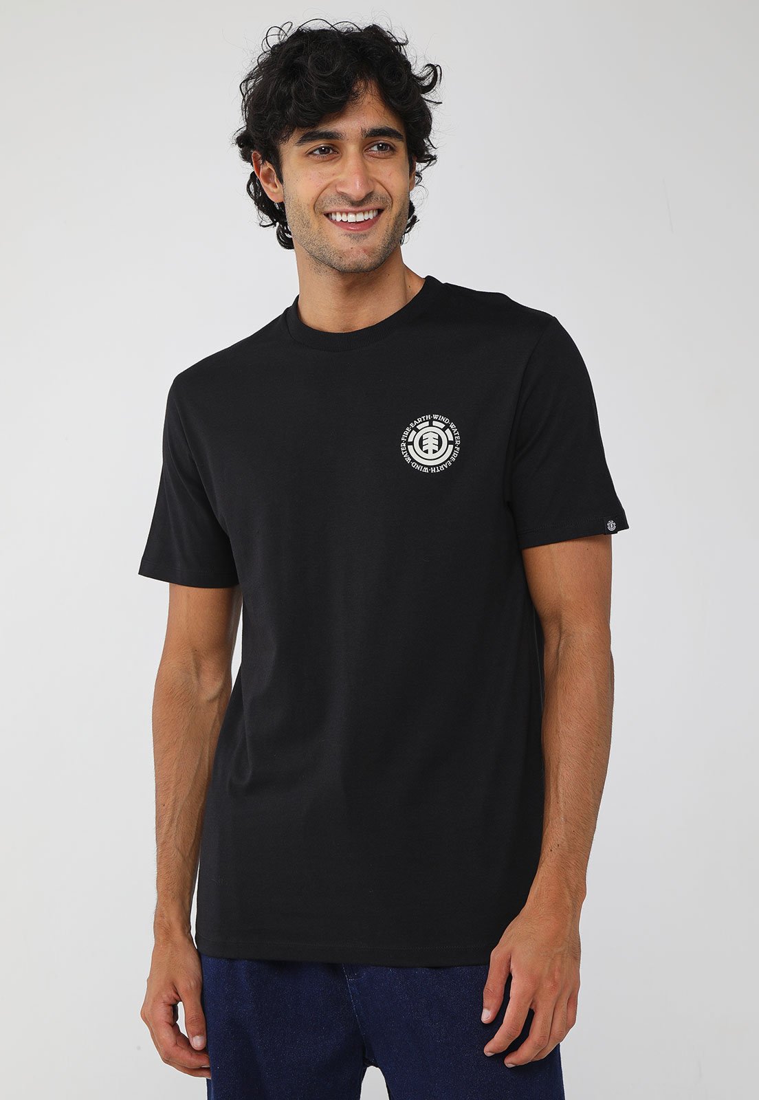 Camiseta Masculina Element Seal BP Preta