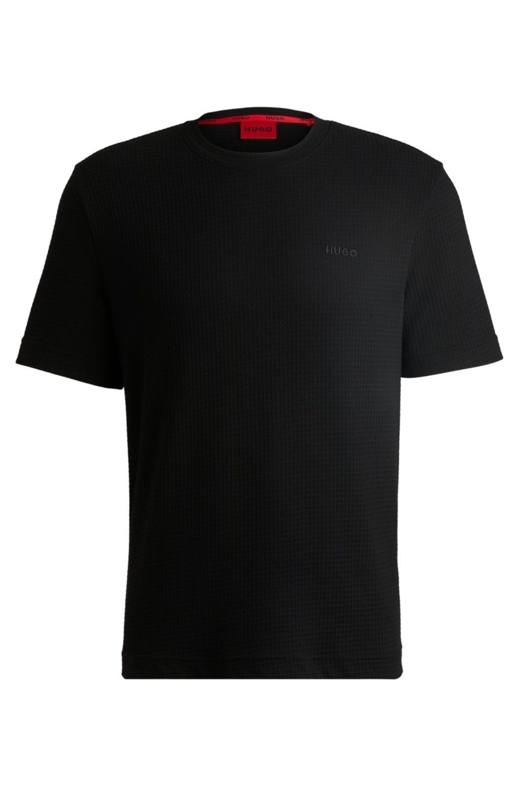 Vista 2 Camiseta De Pijama Com Logo Bordado HUGO preto HUGO preto