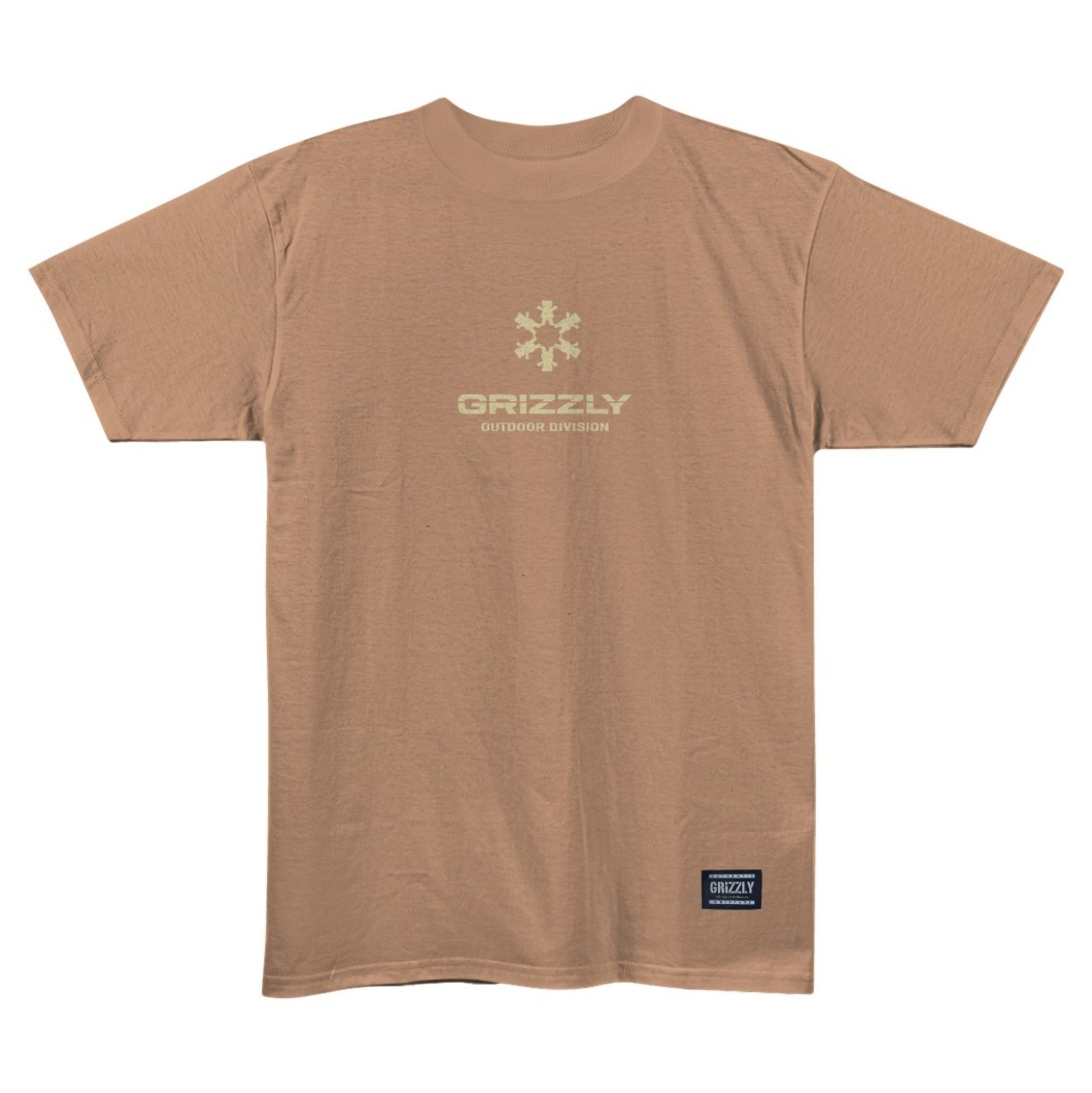 Camiseta Grizzly Bulletin Board Tee - KHAKI