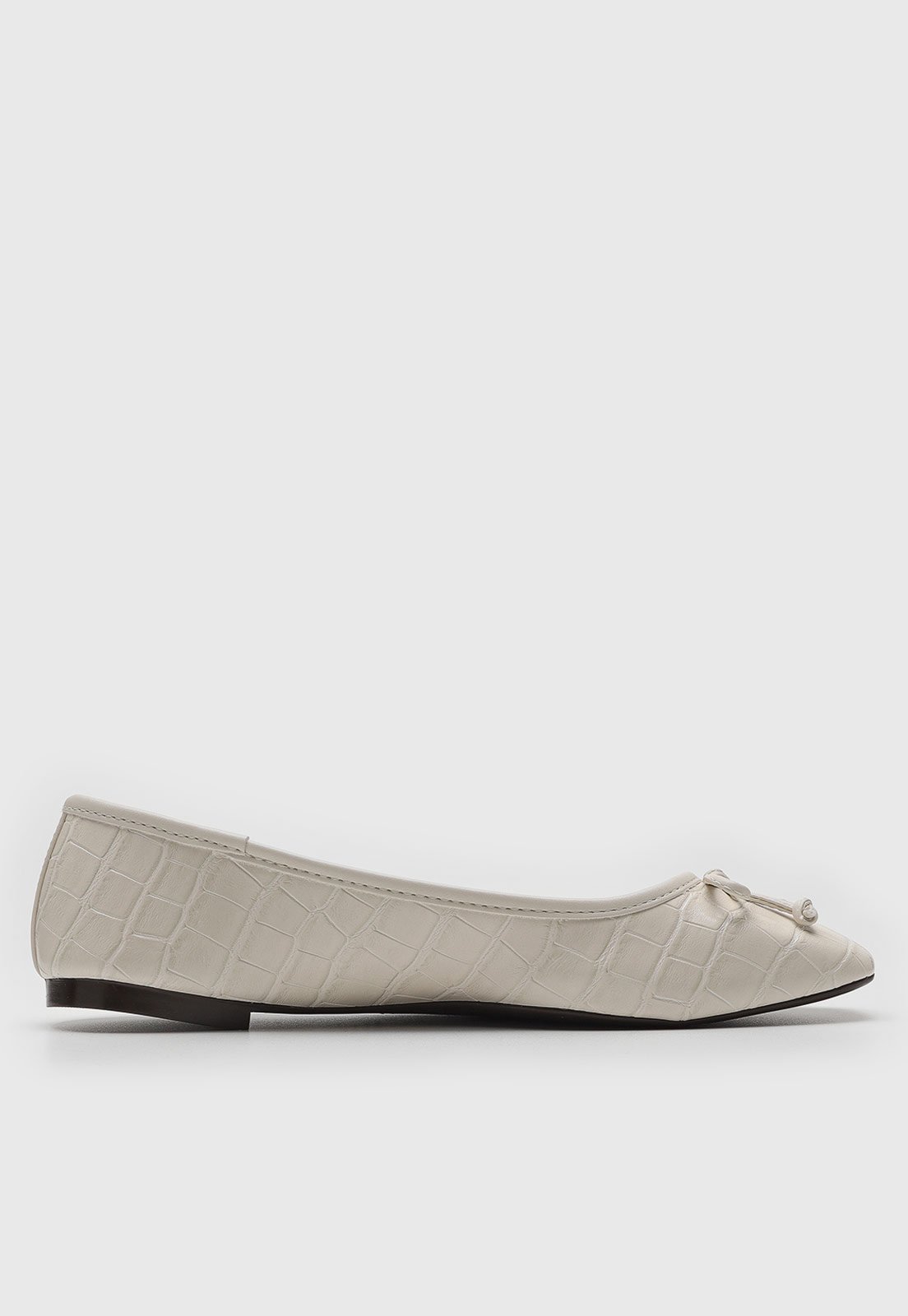 Vista 3 Sapatilha Via Mia Crocco laço Off-White off-white white Via Mia off-white white