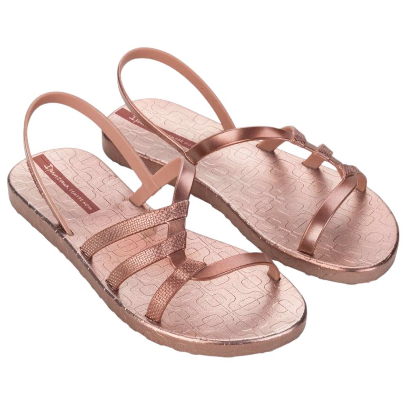 Vista 2 Sandália Feminina Ipanema Diversa Mais Grendene 27243 prata prata