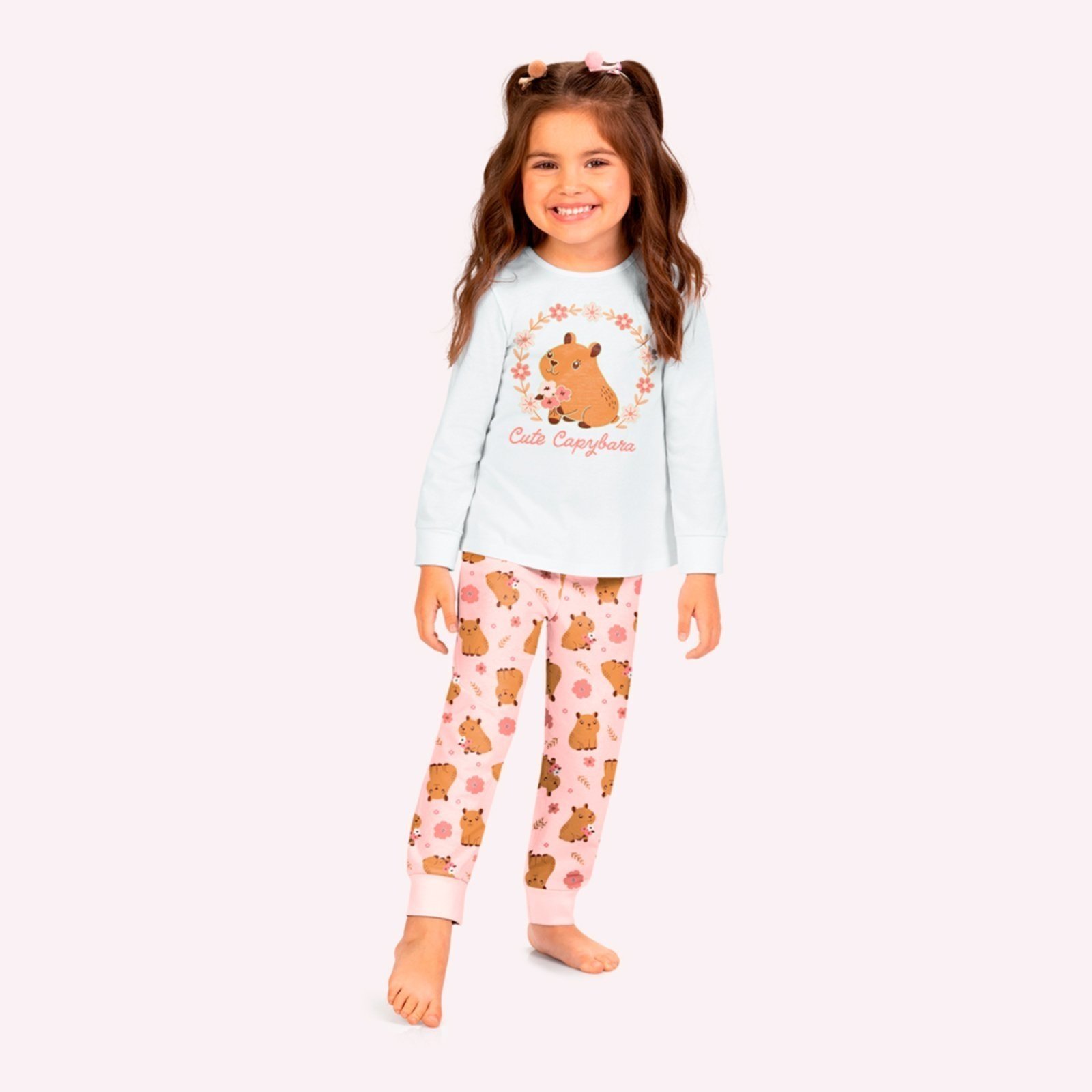 Pijama Menina Capivara Kyly