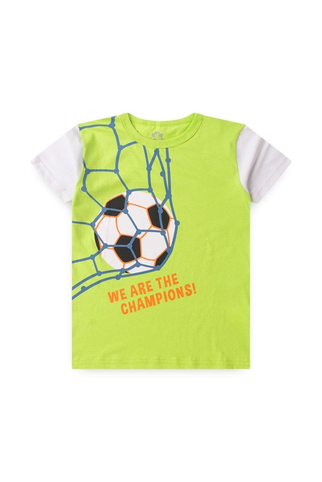 Vista 2 Infantil - Conjunto de Verão para Menino Camiseta e Bermuda Futebol GKS verde GKS verde