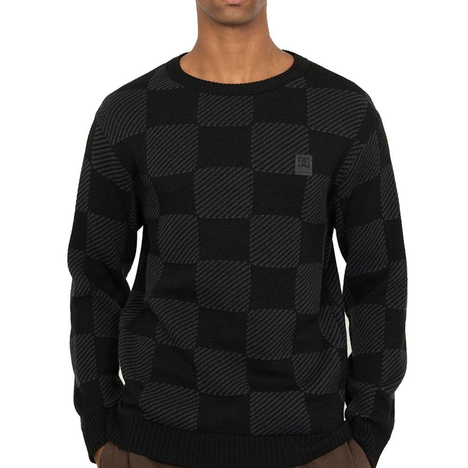 Tricot DC Shoes Plaid WT26 Masculina Preto