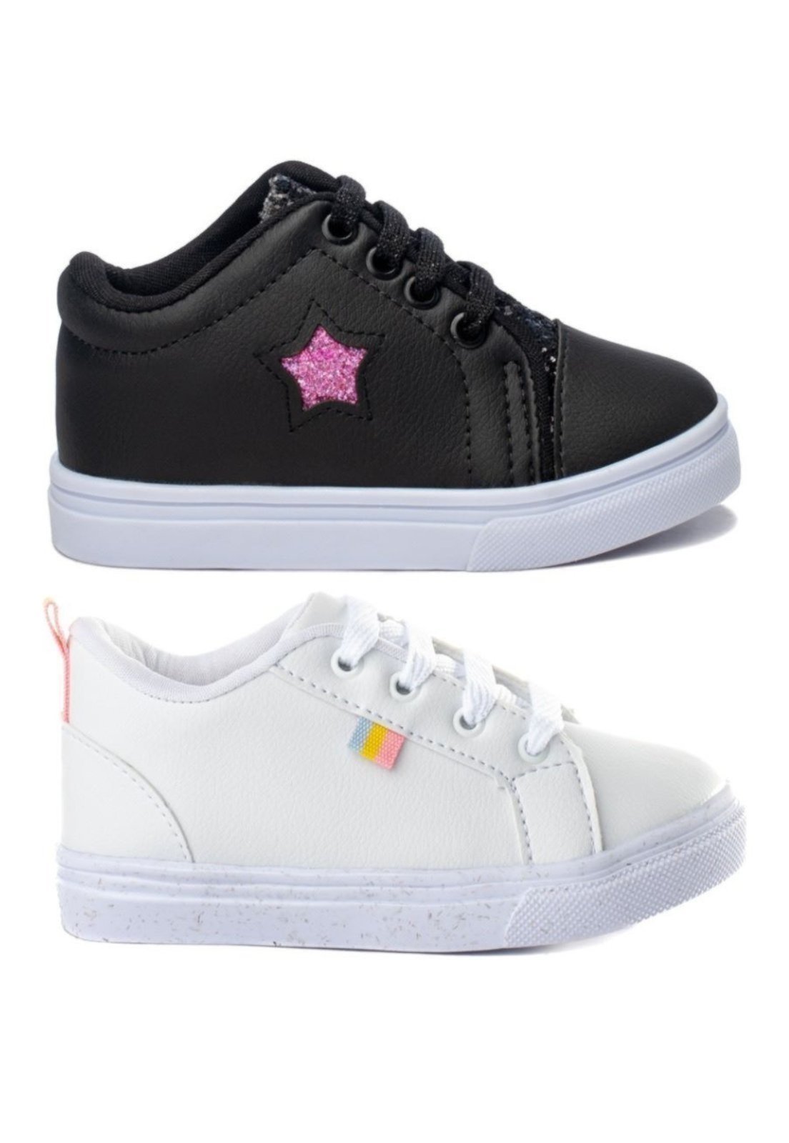 Infantil – Kit 2 Pares Tenis Casual Feminino Baby Funfy 3056A Menina