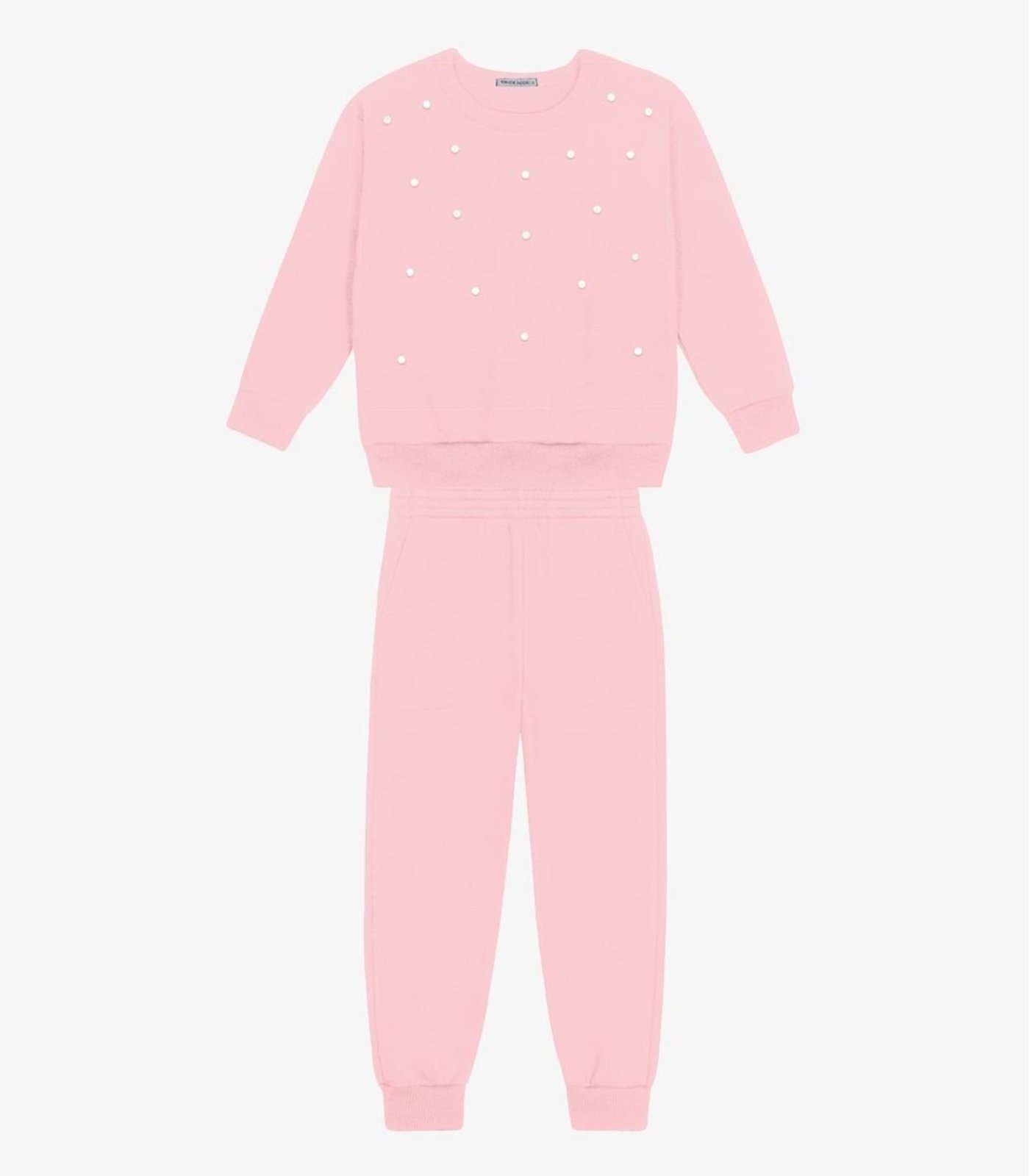 Infantil - Conjunto Blusão com Calça Menina Trick Nick Rosa