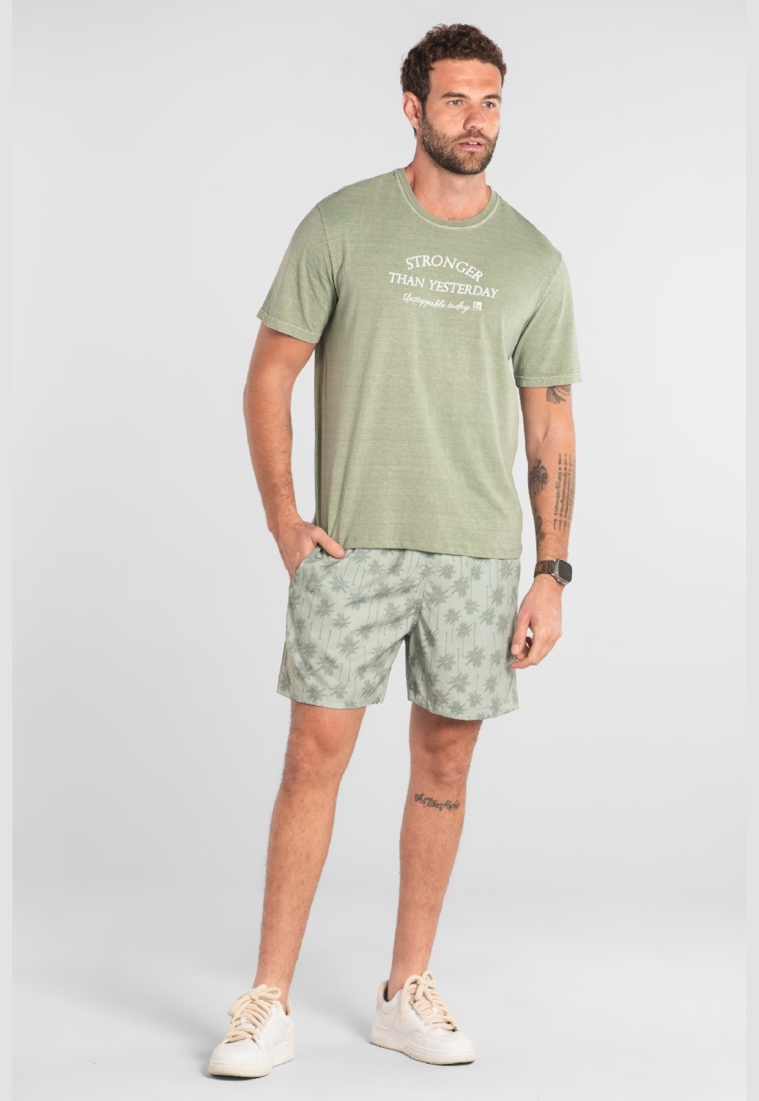 Camiseta Masculina Algodão The Philippines Verde