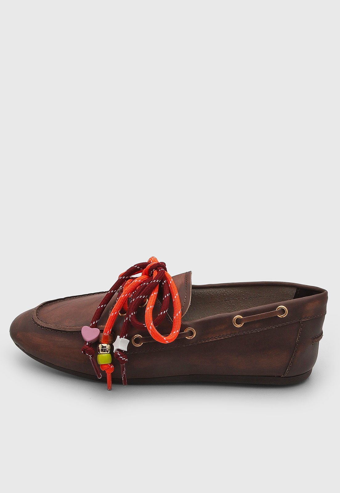 Mocassim Feminino Vicenza Couro Marrom