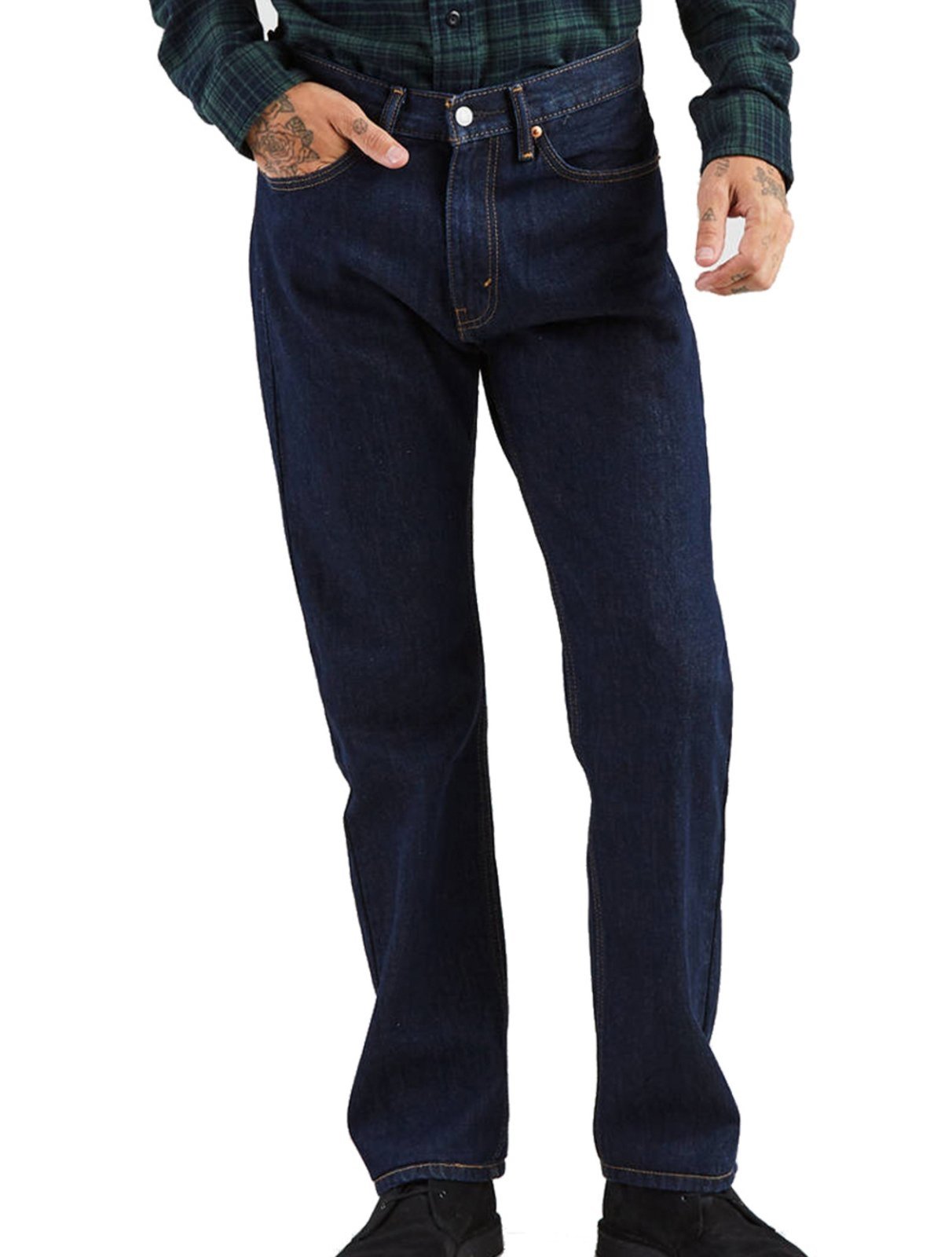 Calça Jeans Levis 505 Regular Azul Escuro
