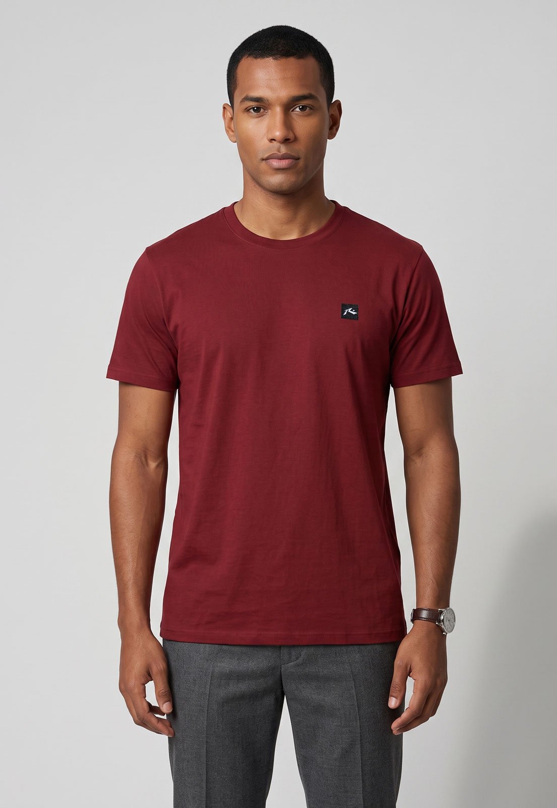 Camiseta Masculina Rusty Essential Vermelha