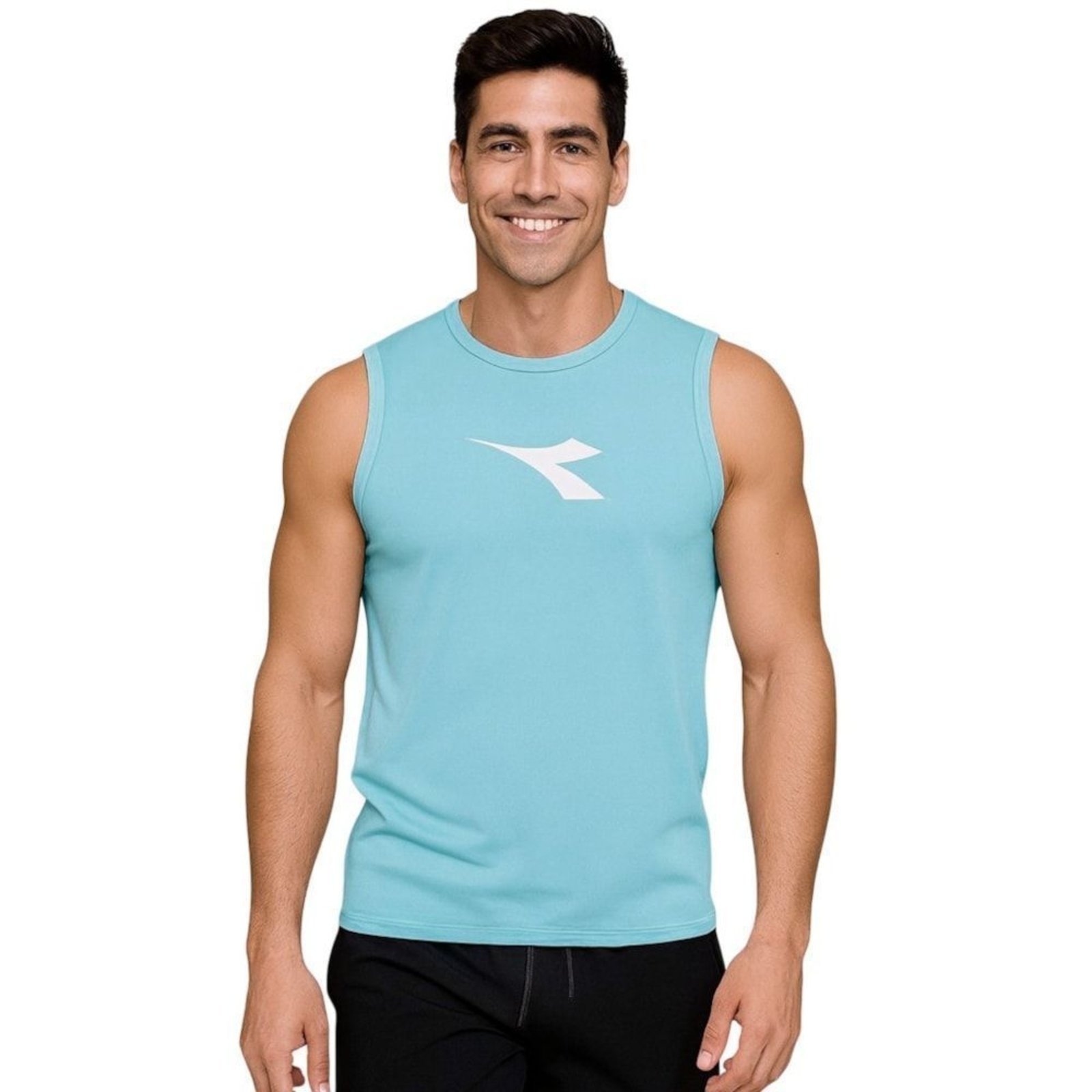 Regata Machão Diadora Big Logo Masculina - Azul - diadora