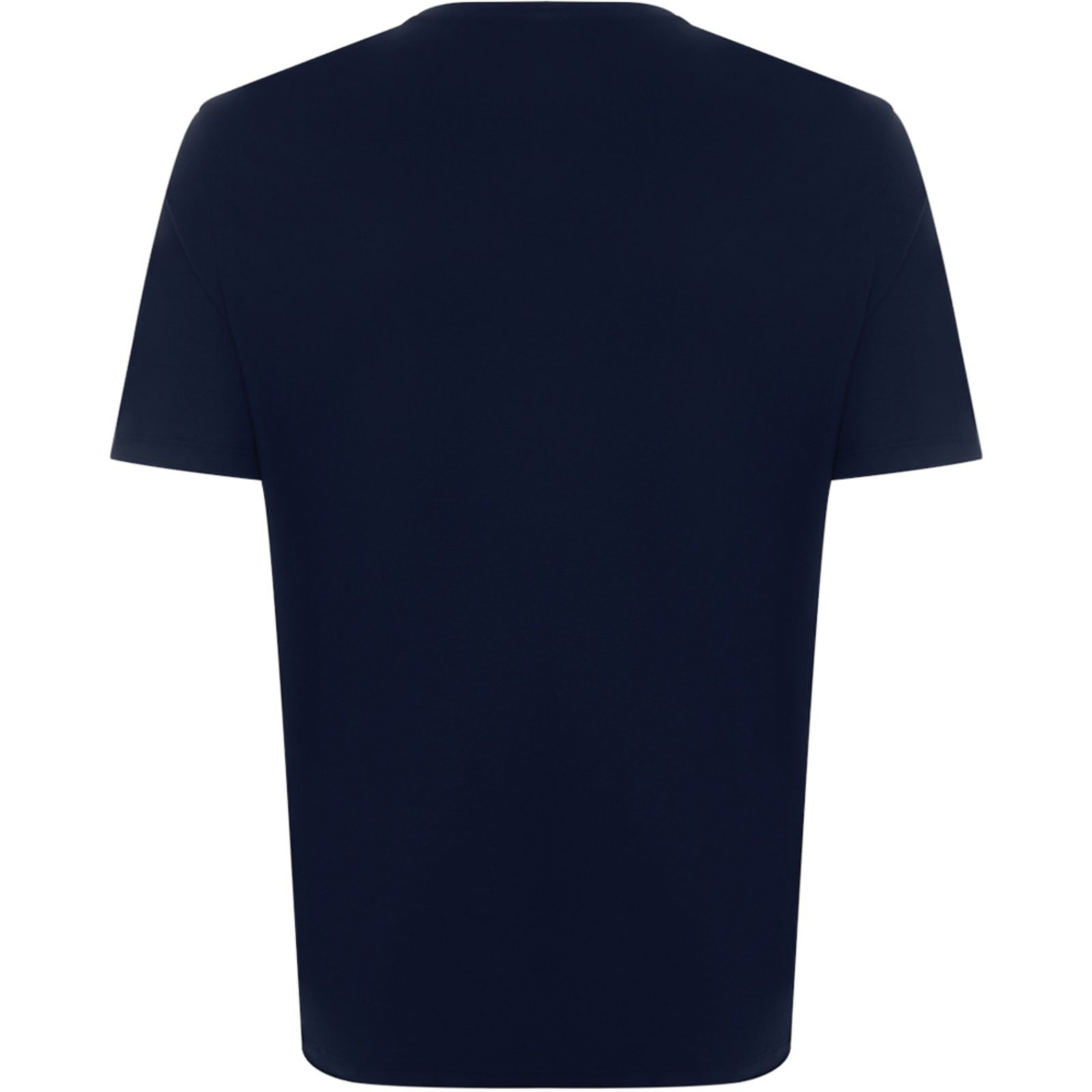 Vista 3 Camiseta Individual Basic Slim Ou24 Marinho Masculino azul marinho Individual azul marinho
