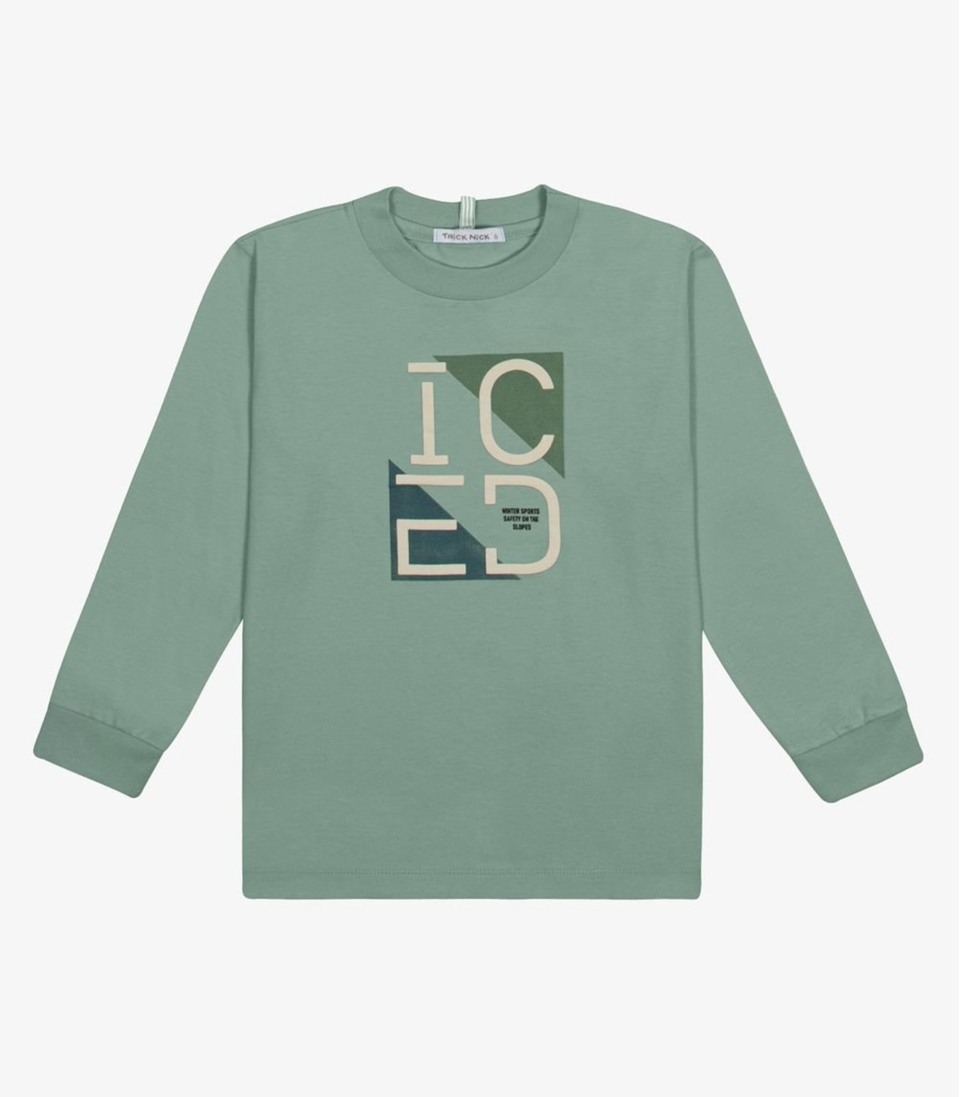 Infantil - Camiseta Menino Meia Malha Trick Nick Verde