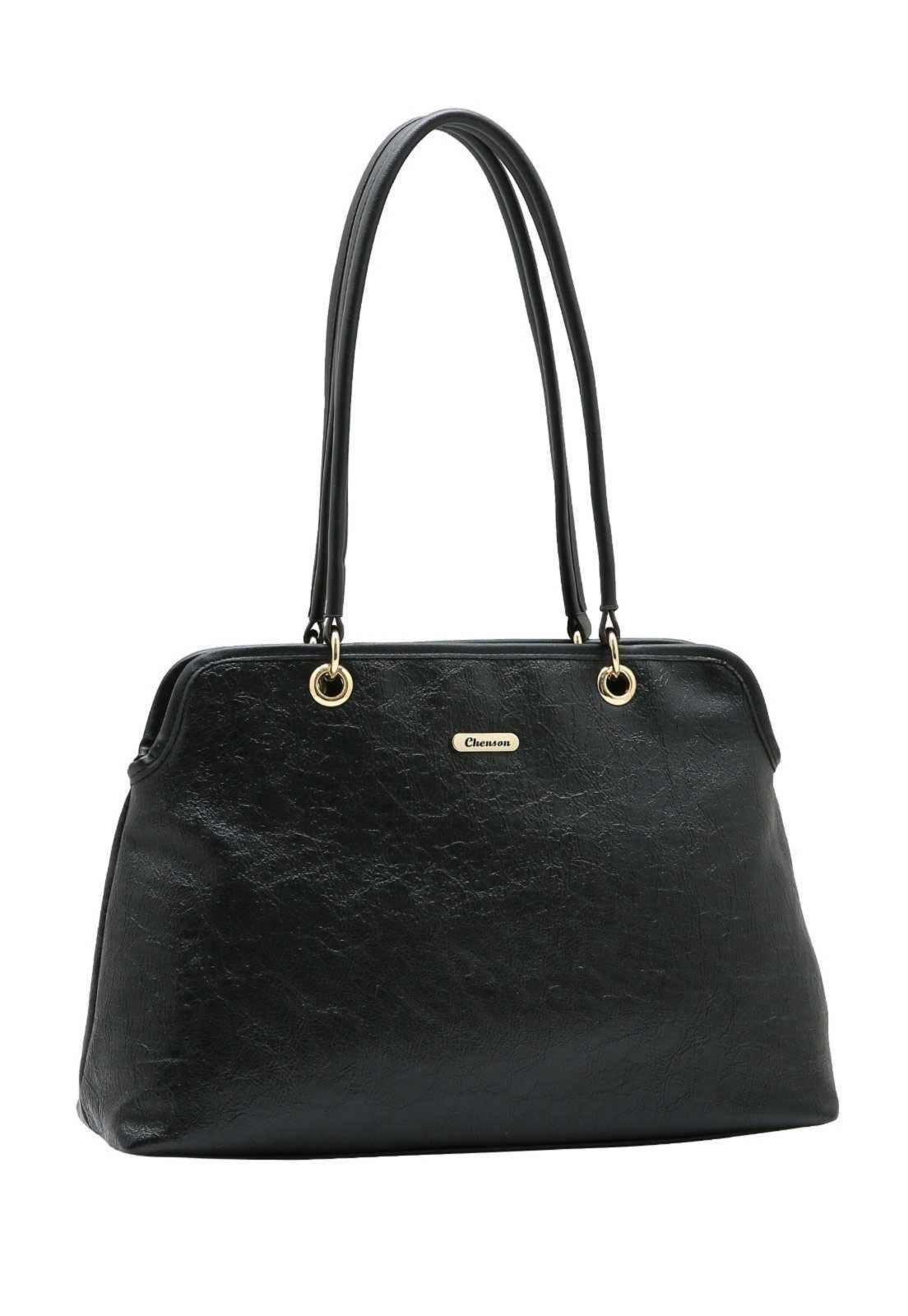 Bolsa Feminina Chenson Ombro Casual Shine 3485938 Preto
