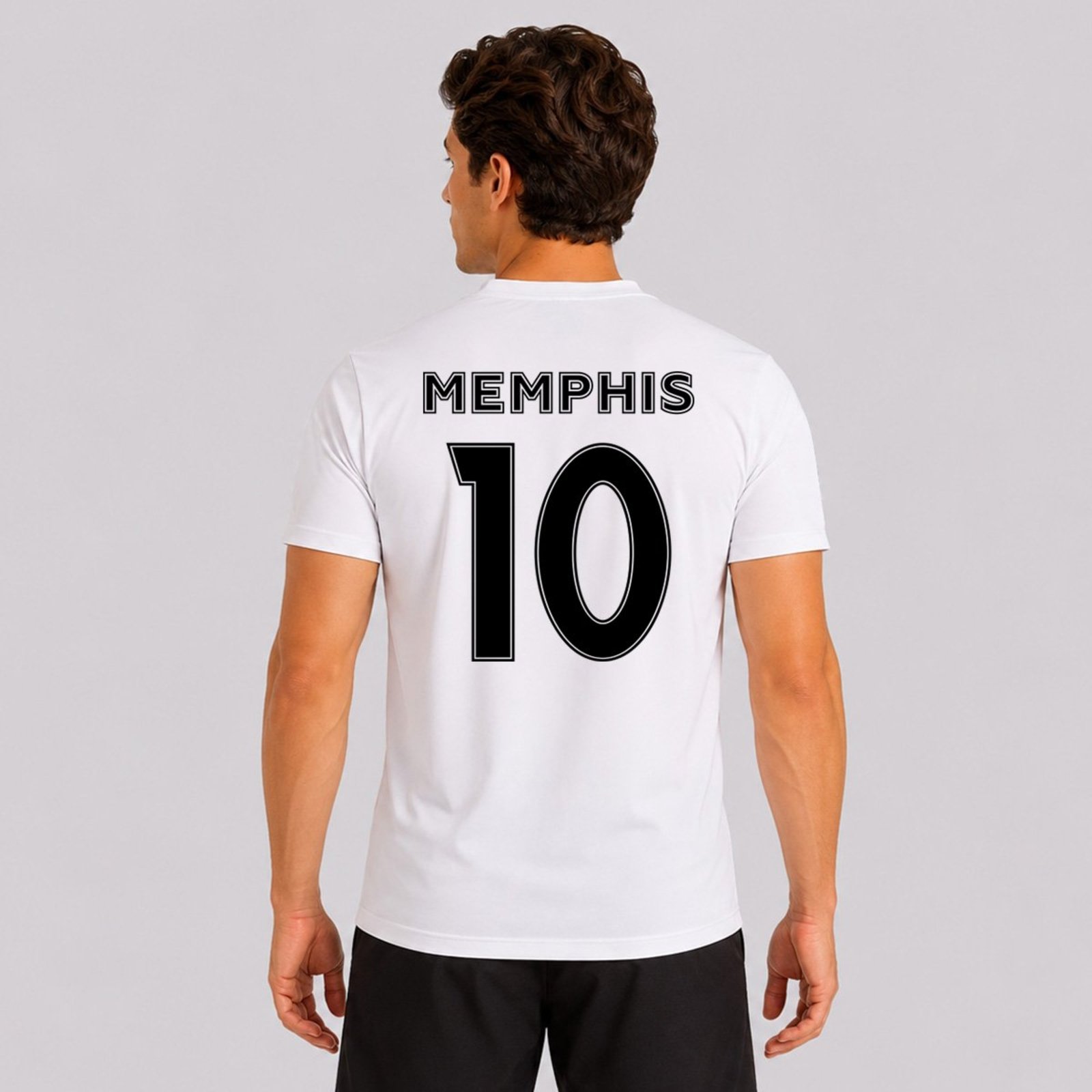 Camisa Corinthians Brasão Dry Branca 10 Memphis