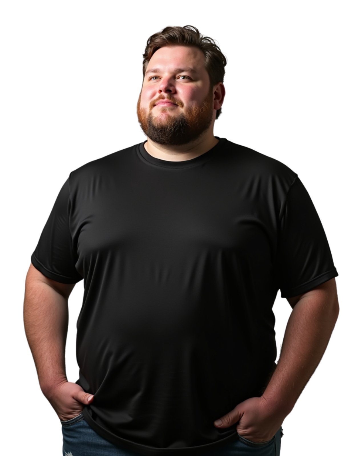 Vista 3 Kit 4 Camisetas Masculinas TH6 Dry Fit Poliéster Premium Plus Size Básicas Lisas multicolorido TH6 multicolorido