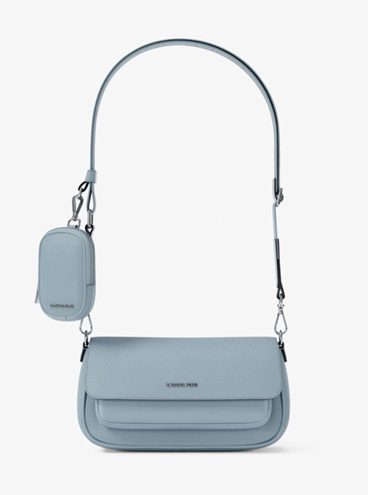 Bolsa transversal jet set em couro Bolsa transversal jet set em couro