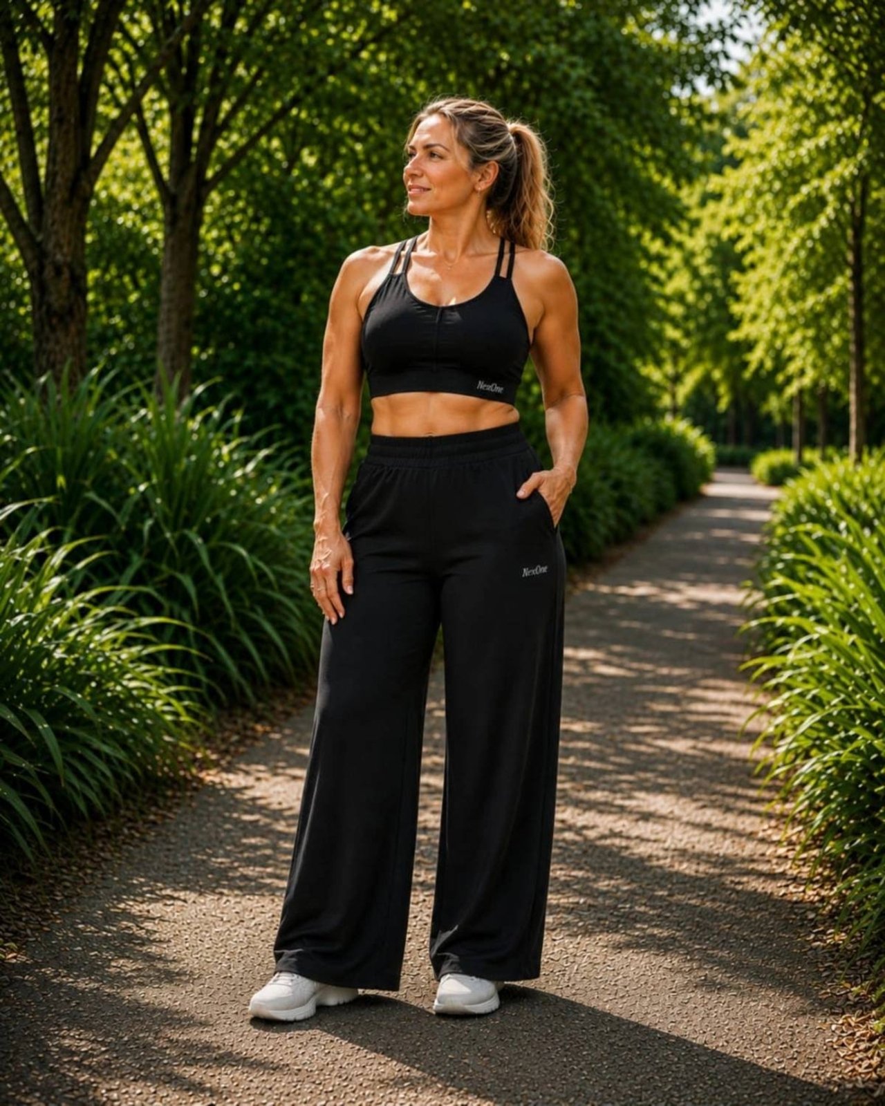 Calça NexOne Preta Reta