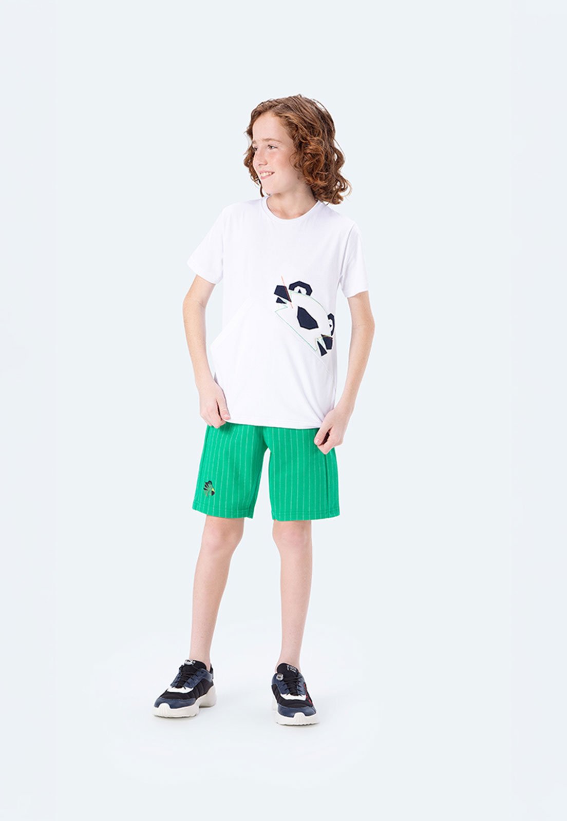 Infantil - Conjunto Tigor T. Tigre Logo Verde