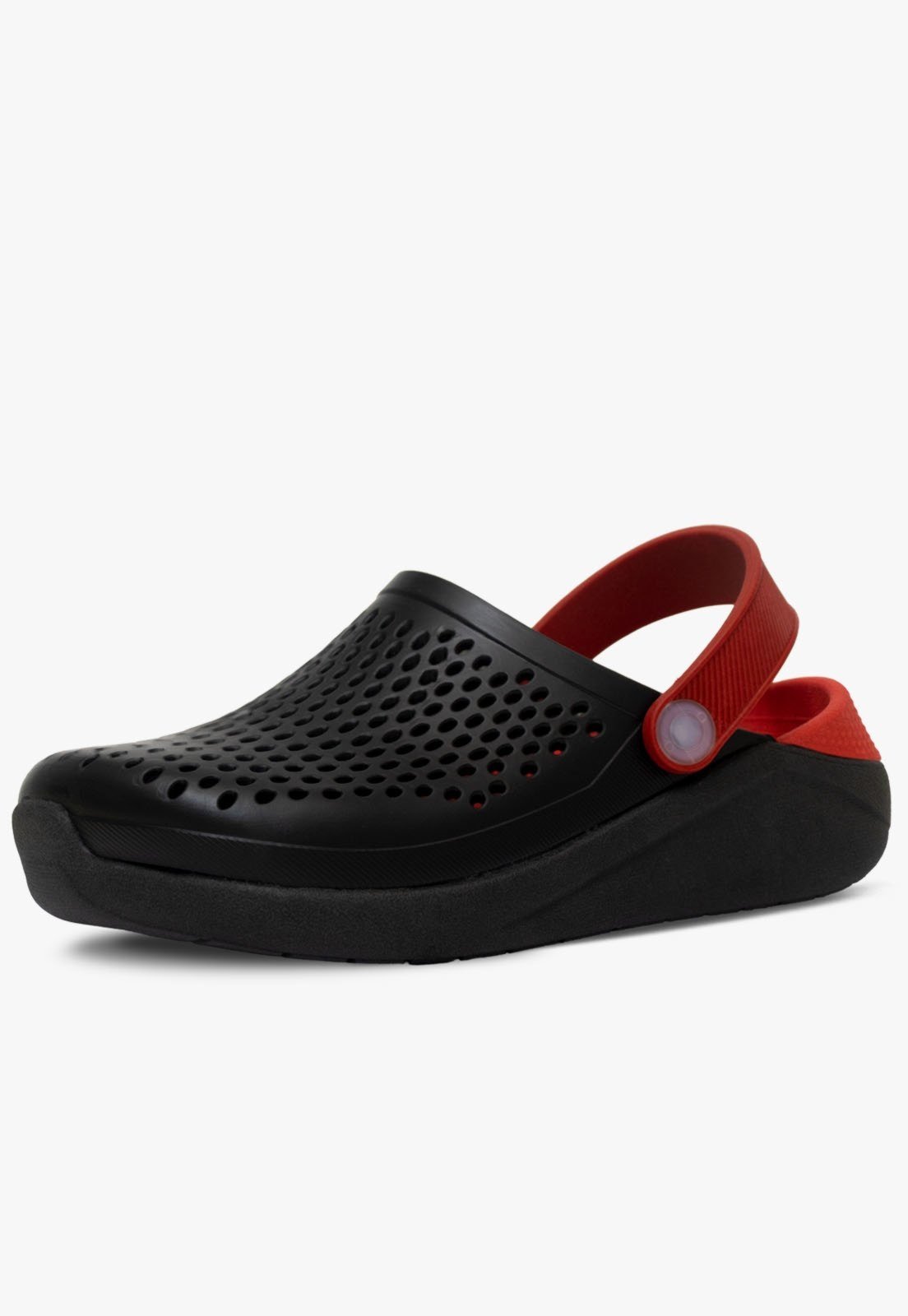 Infantil – Sandalia Babuche Masculino Pópidi Menino Chinelo Preto Vermelho