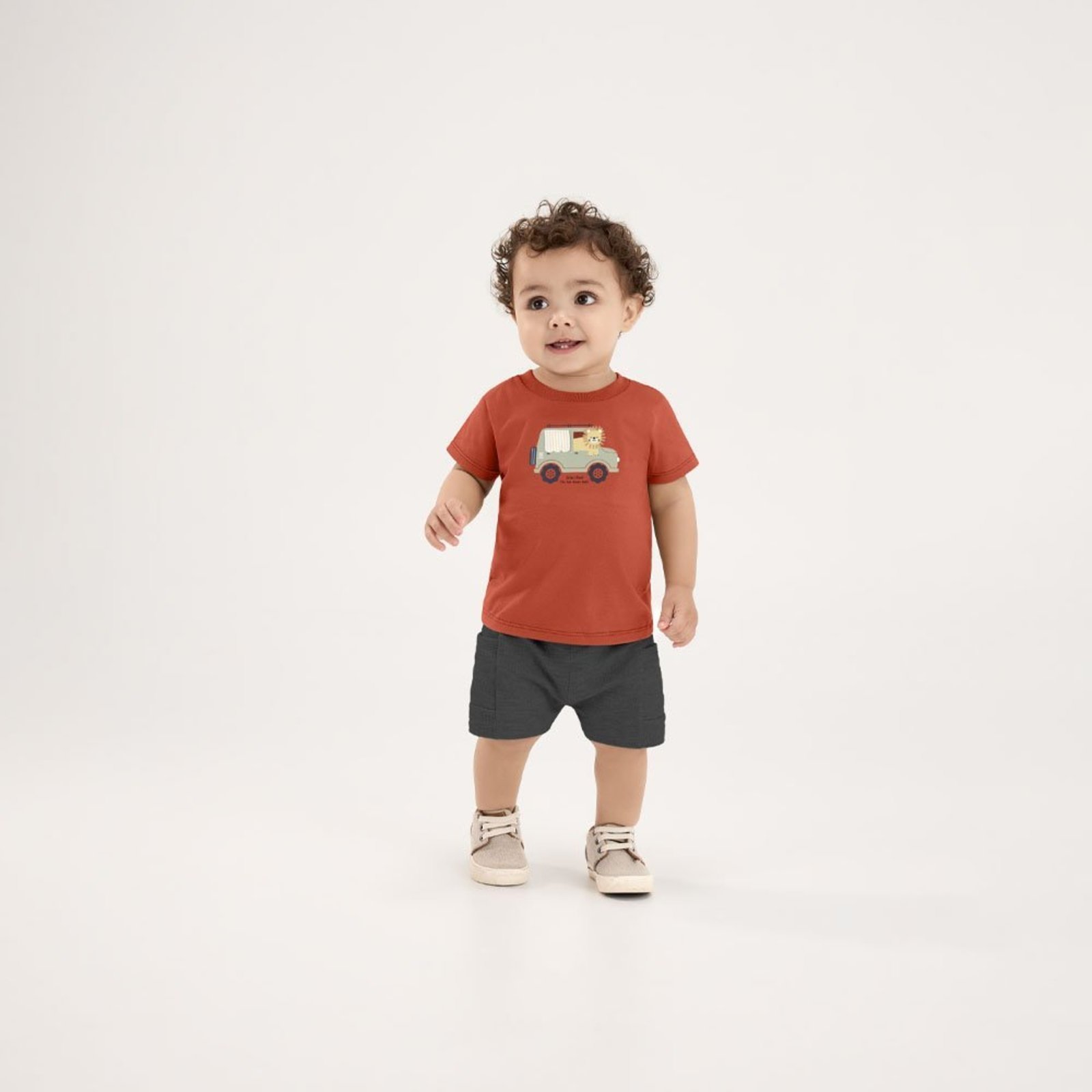 Infantil - Conjunto Vermelho Pulla Bulla Menino - 53668-1137