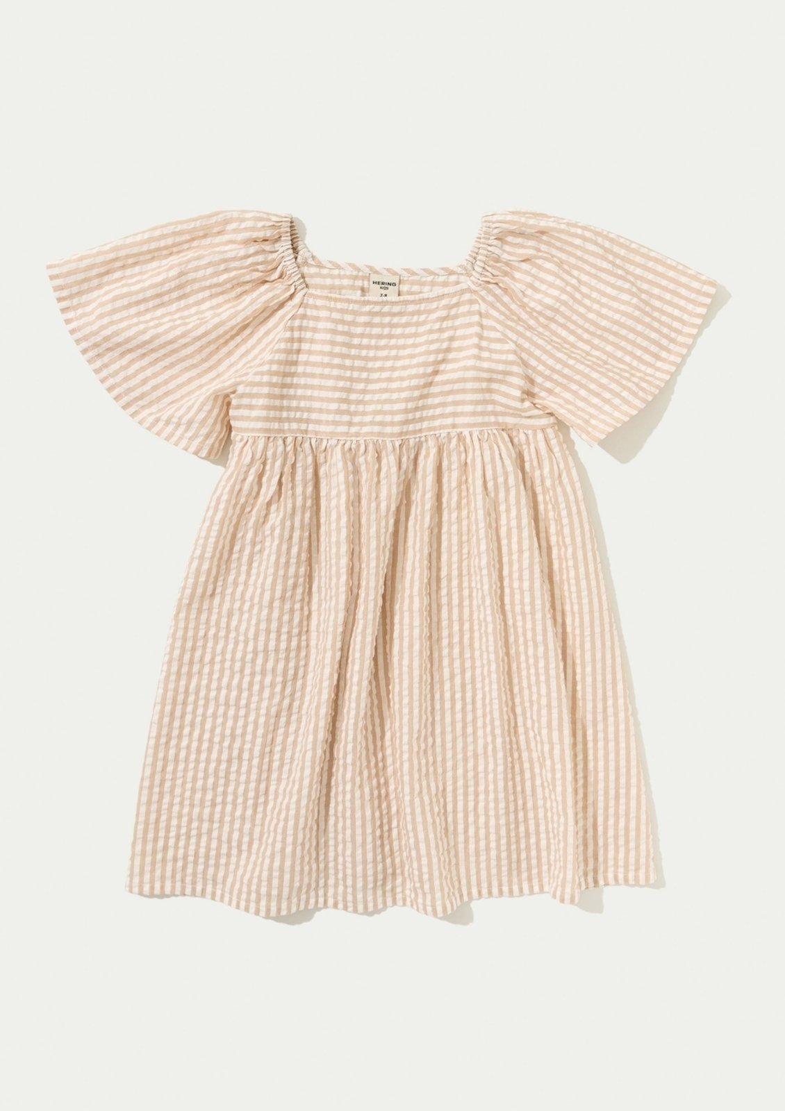 Vista 3 Infantil - Vestido Menina Fio Tinto Hering Hering Kids bege Hering Kids bege