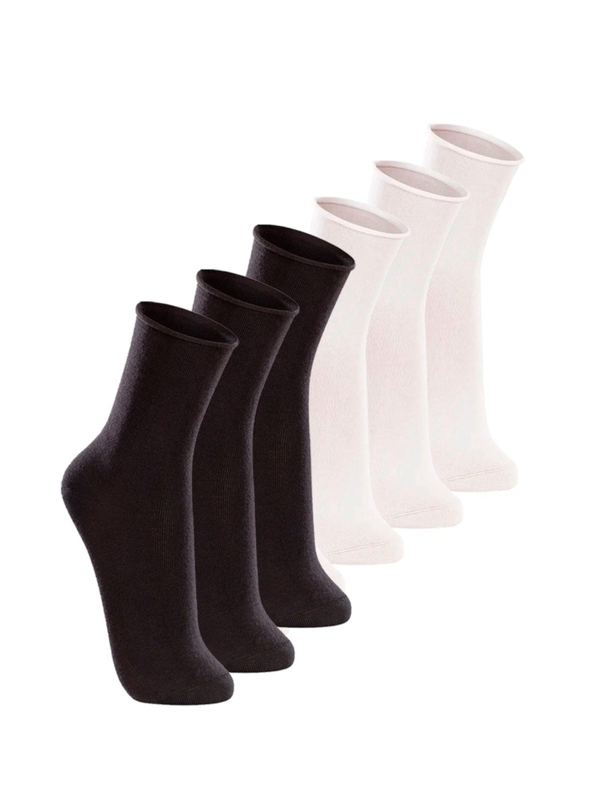 Kit com 6 Pares de Meias sem Punho Casual Lupo 1275-011