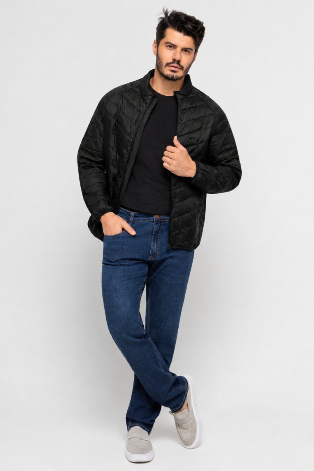 Jaqueta Puffer Bobojaco Masc Doct Preto