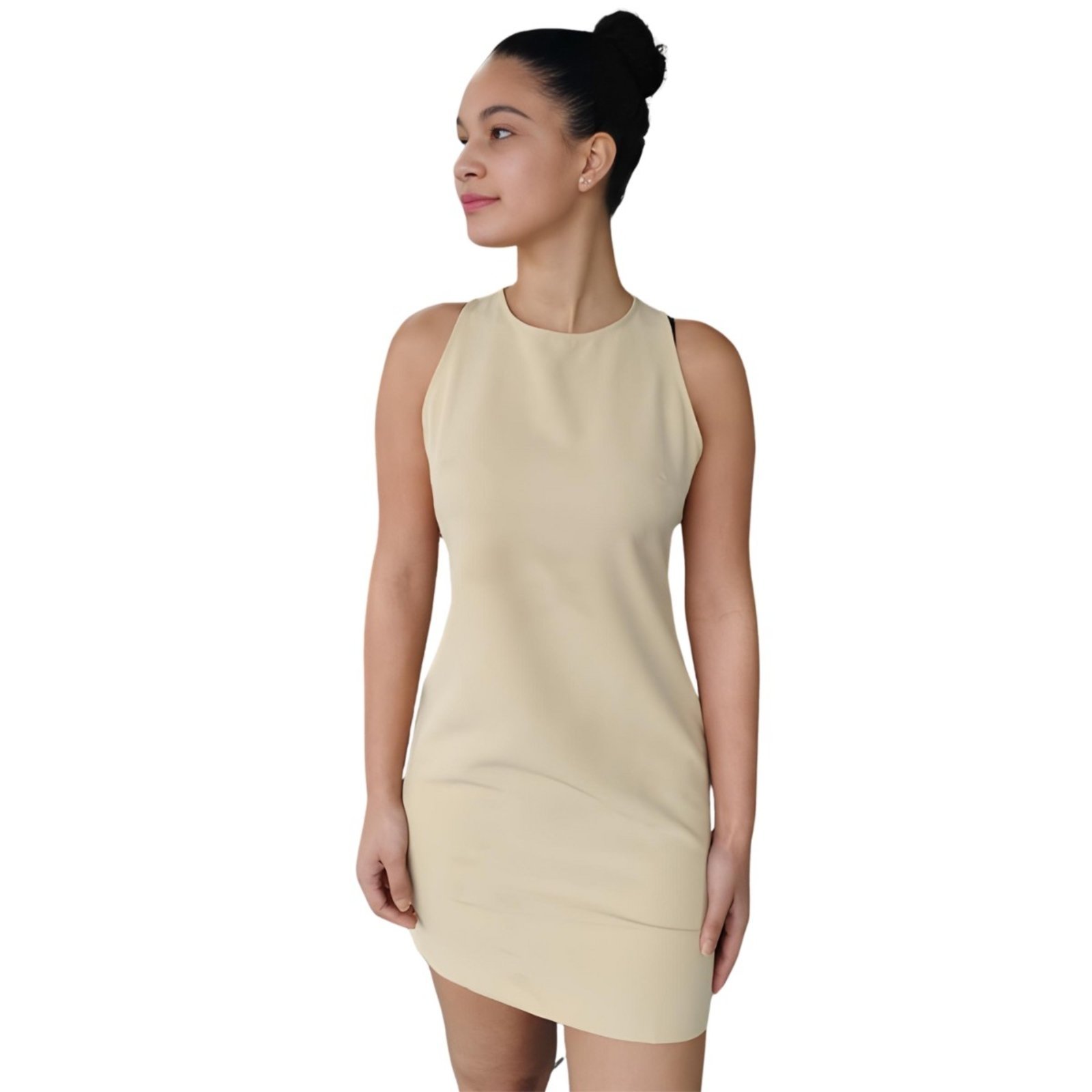 Vestido Curto Liso Lez A Lez