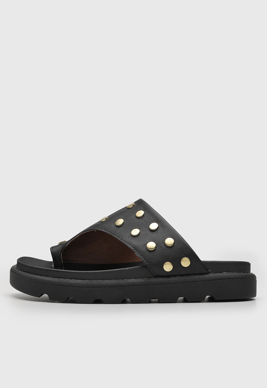Rasteira Feminina Vizzano Tachas Preta