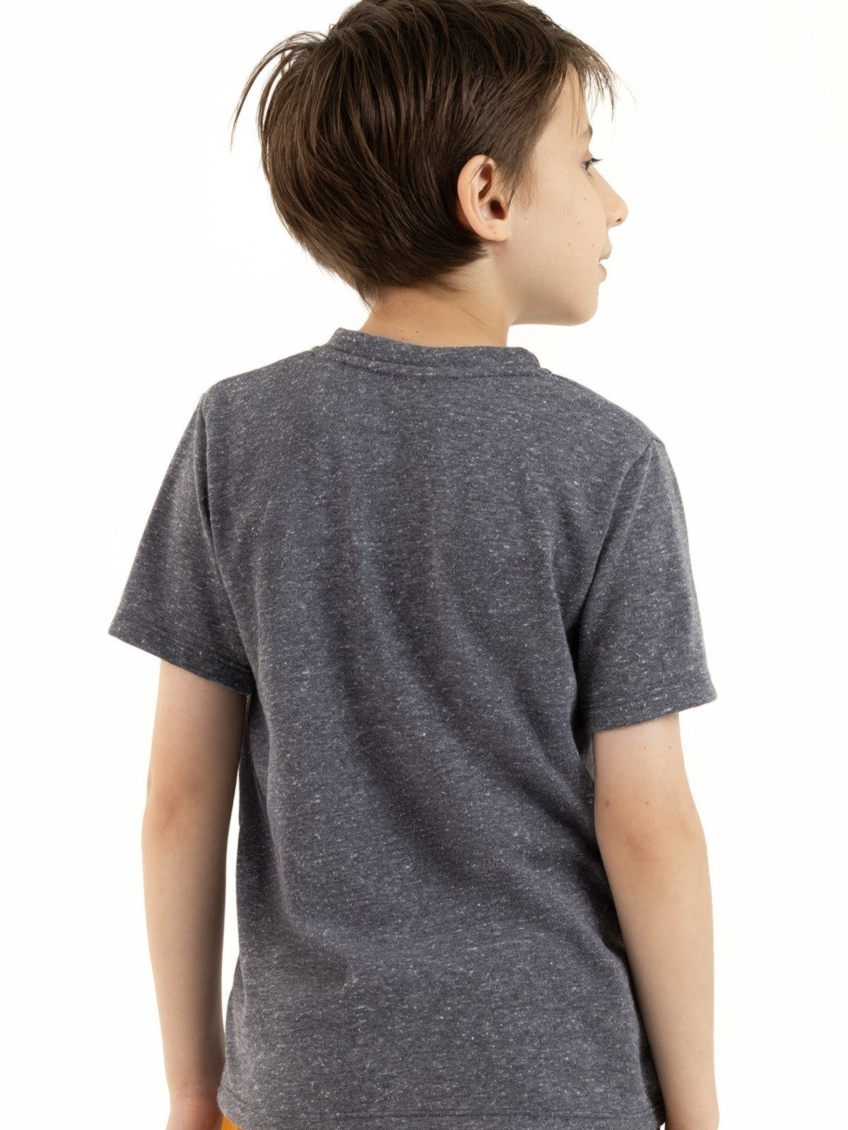 Vista 3 Infantil - Camiseta Menino em Algodão - Skate Pra Valer Magicamente Kids cinza Magicamente Kids cinza