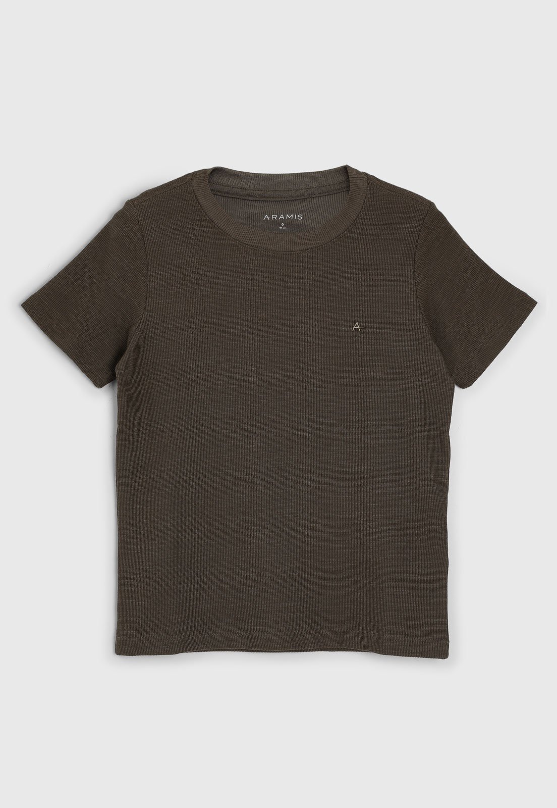 Infantil – Camiseta Aramis Manga Curta Marrom