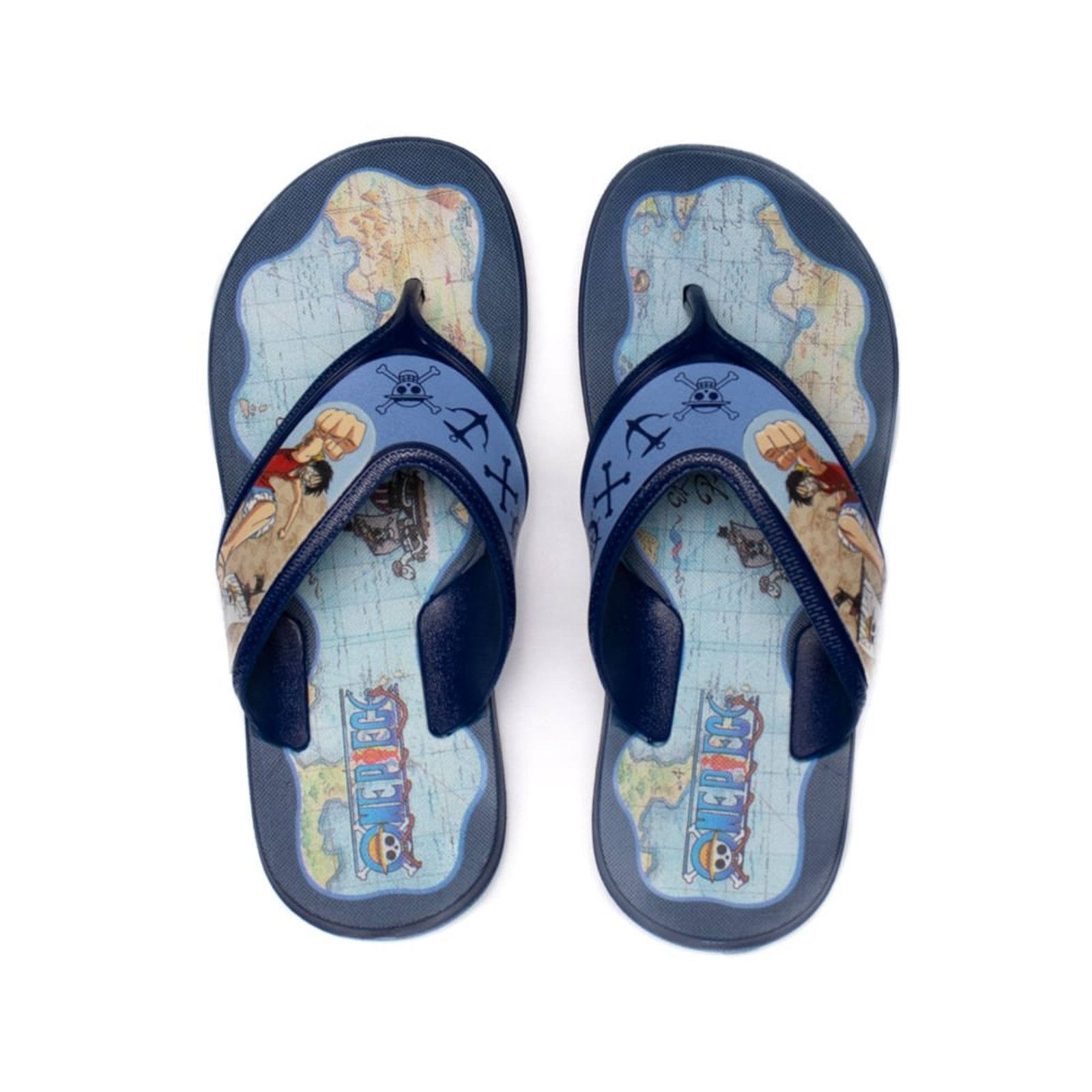 Infantil - Chinelo Grendene One Piece Explorer com Luffy Azul
