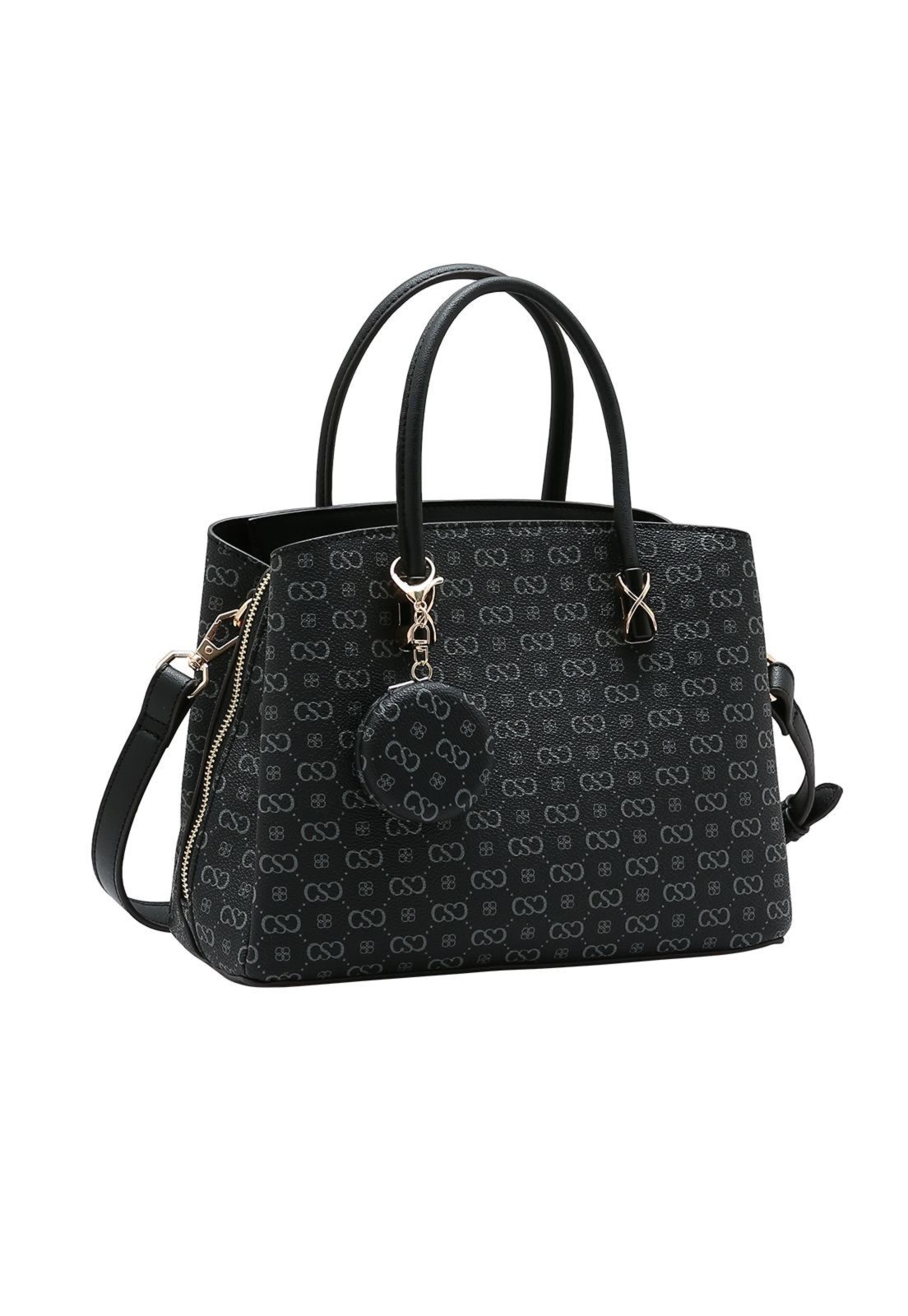 Bolsa Feminina Chenson Monograma Elegance 3485407 Preto