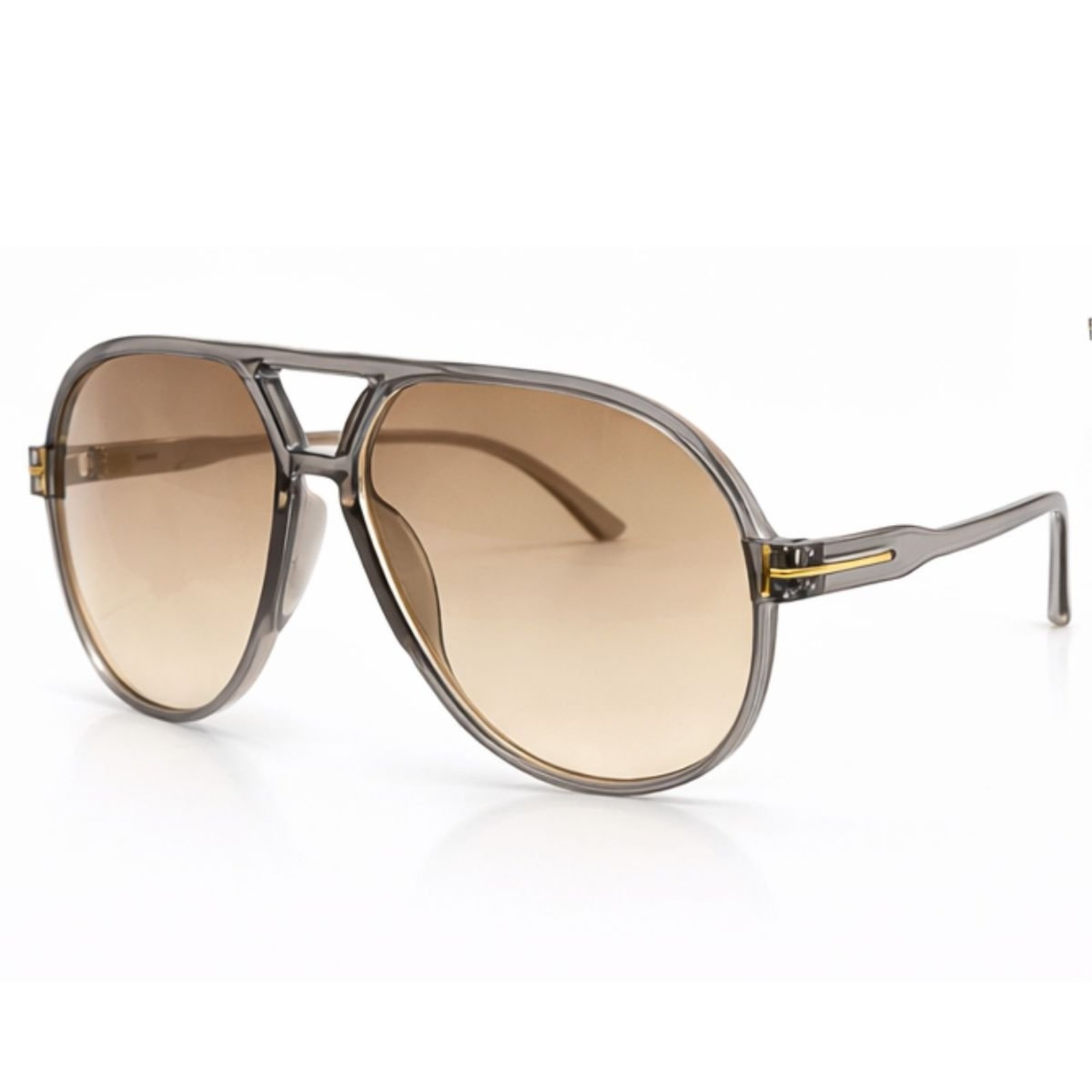 Óculos de Sol Oversized Premium Tendência Preto