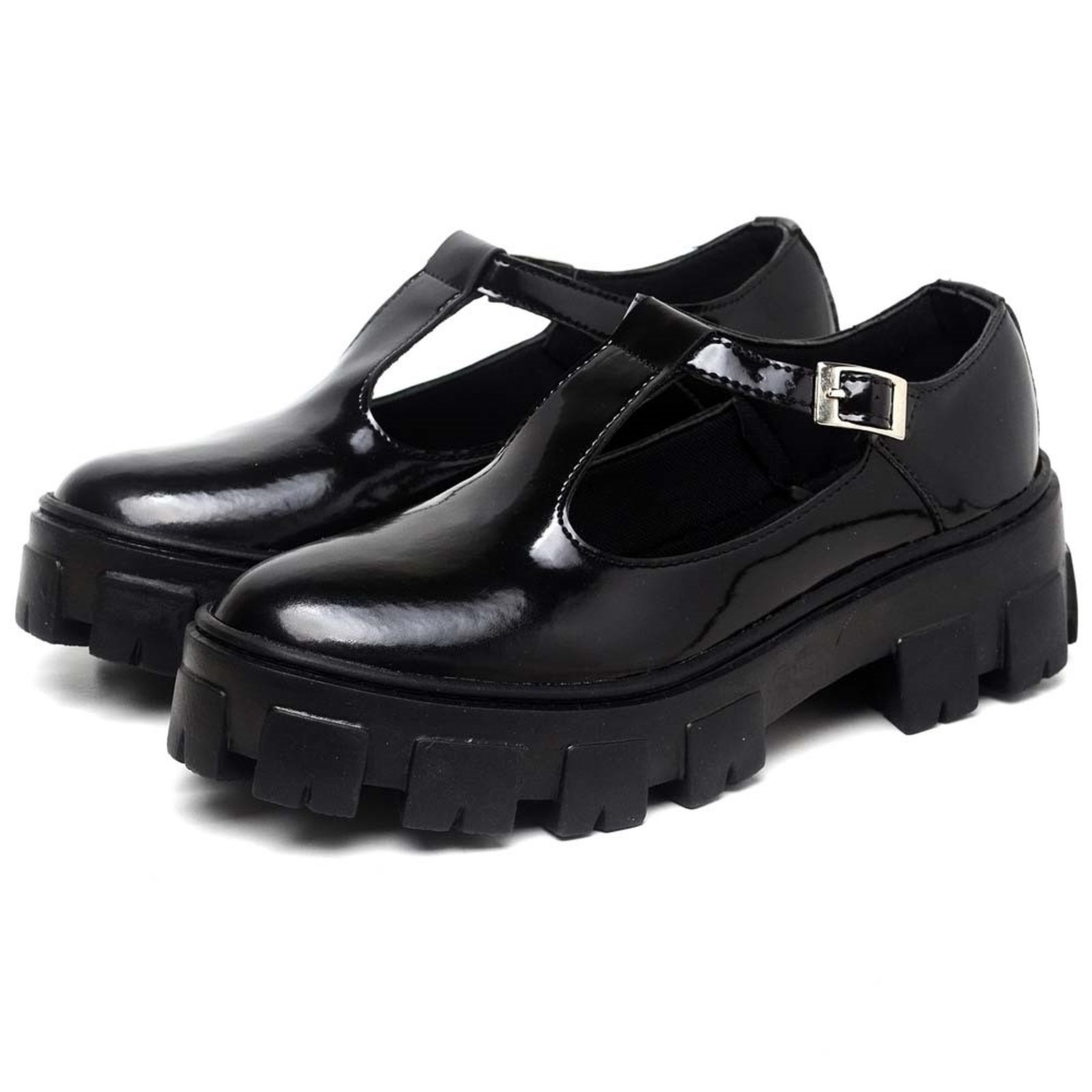 Sapato de Boneca Feminino DUBUY 1415FG Preto Verniz