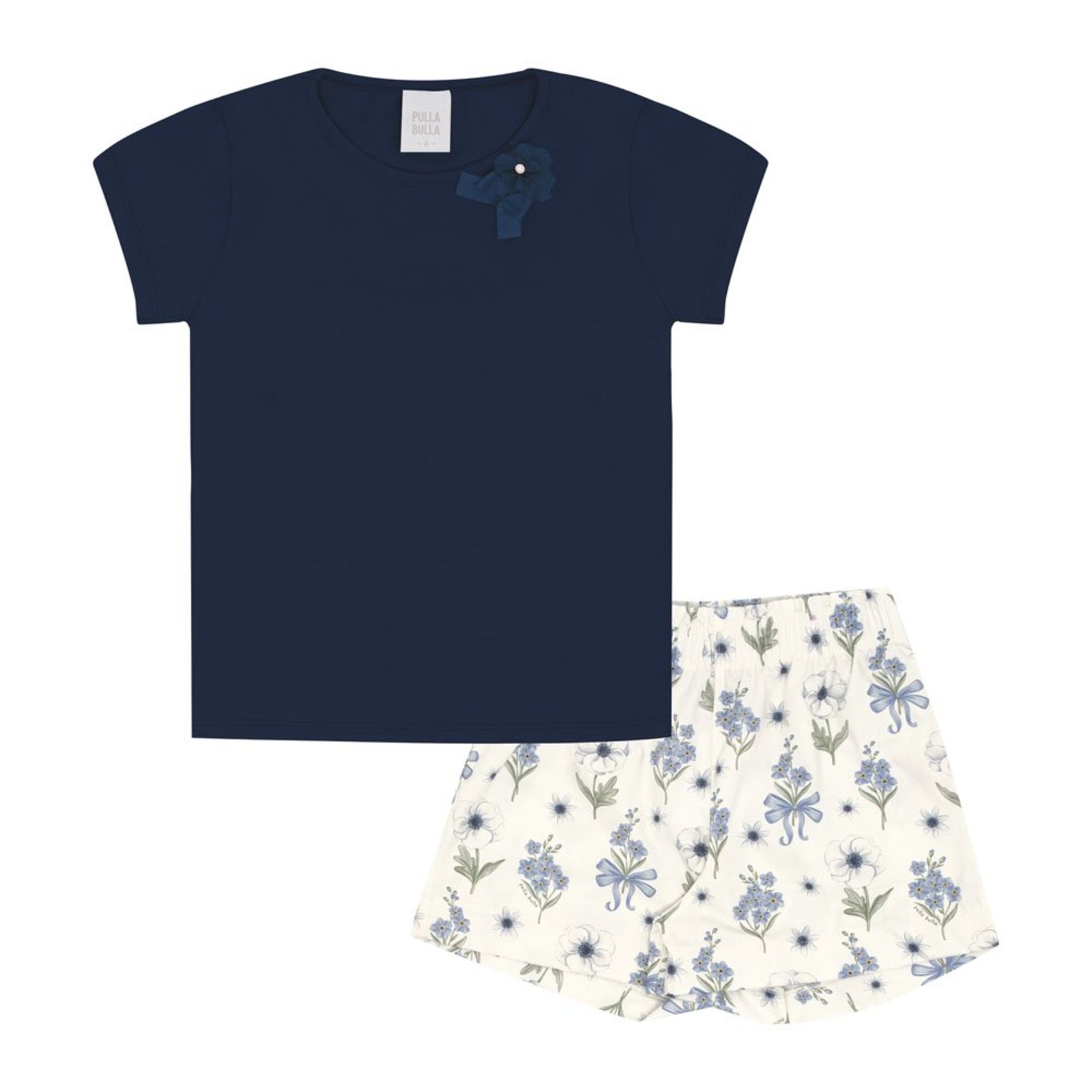 Infantil - Conjunto Menina - Marinho - 52327-58