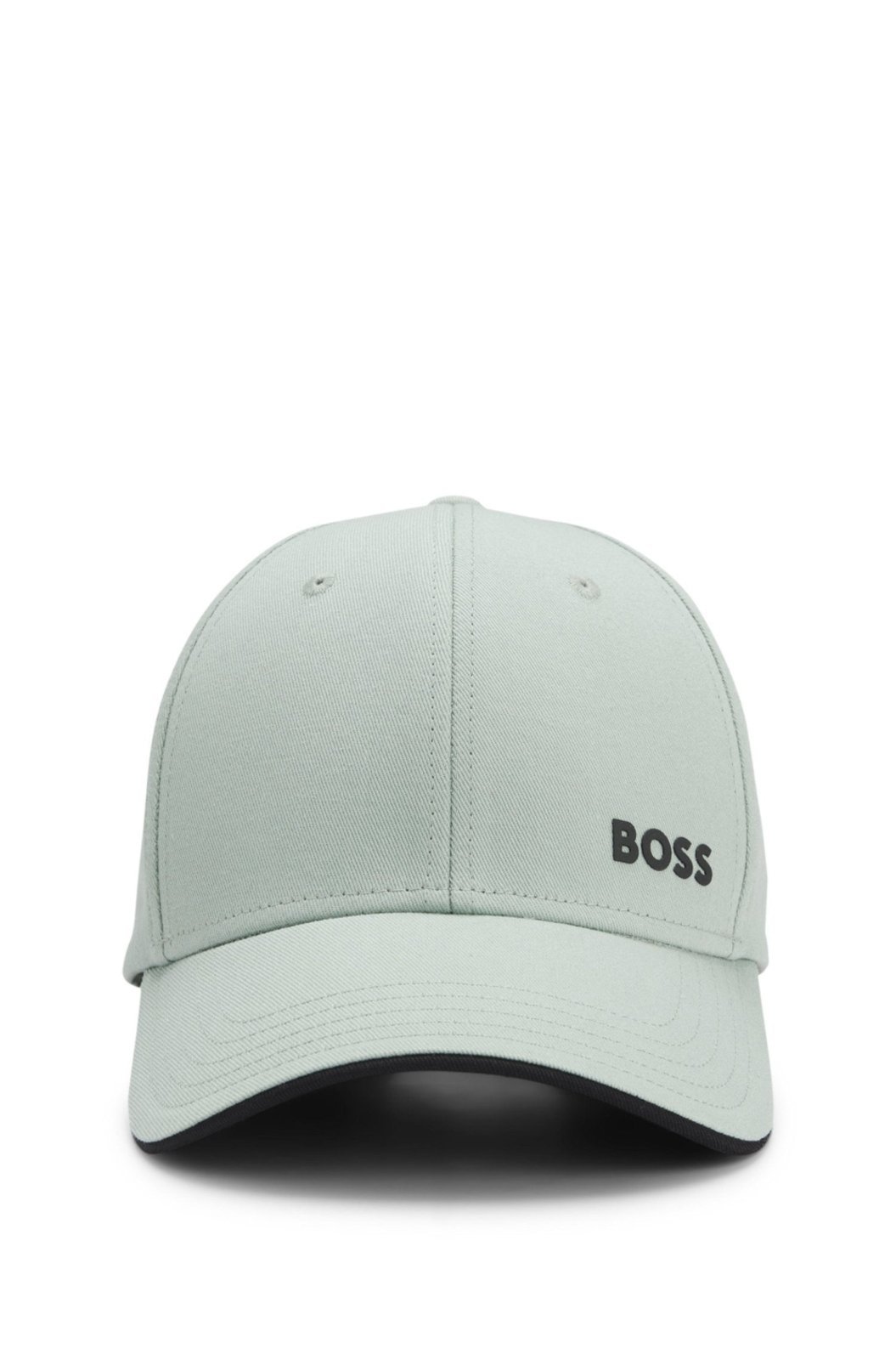 Boné Em Sarja De Algodão Com Logo Impresso