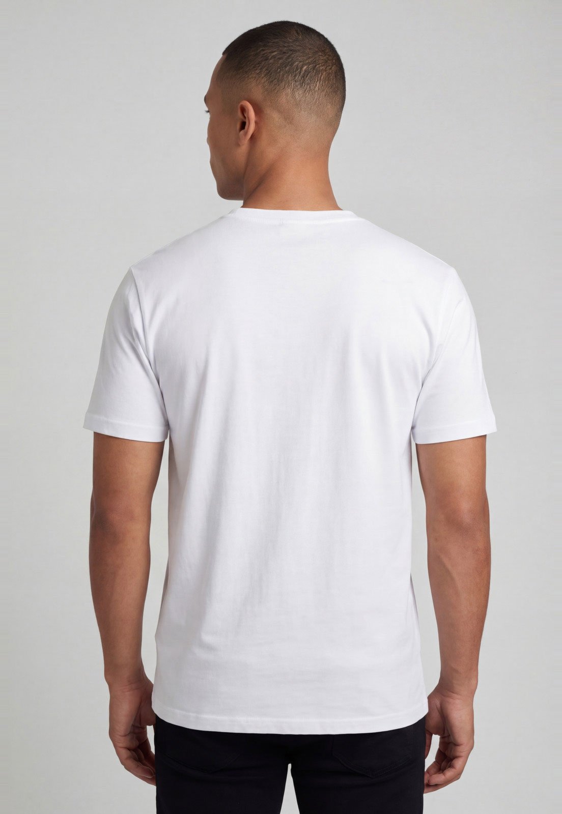 Camiseta Masculina Quiksilver Lined Up Branca