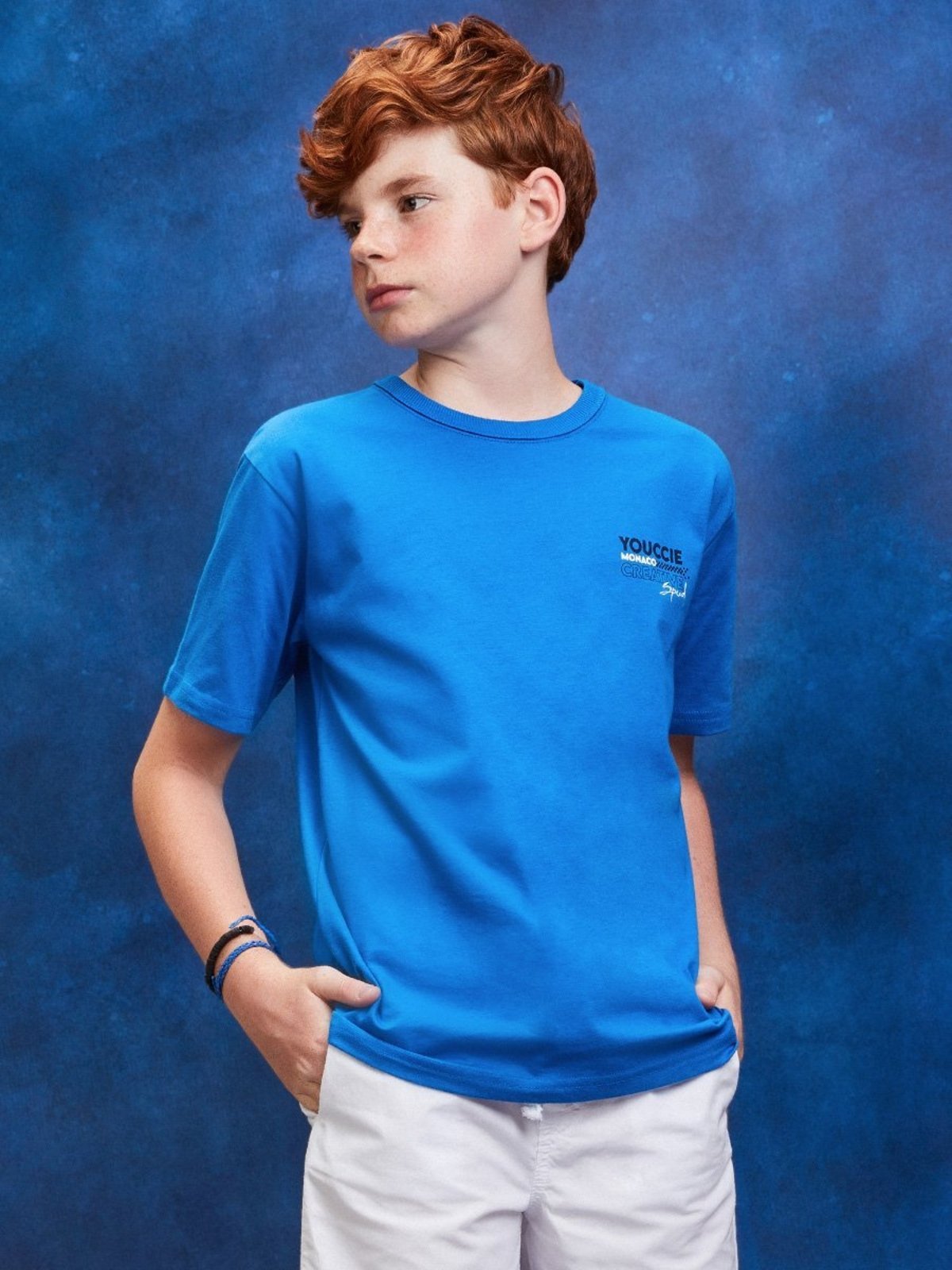 Infantil - Camiseta Monaco Azul