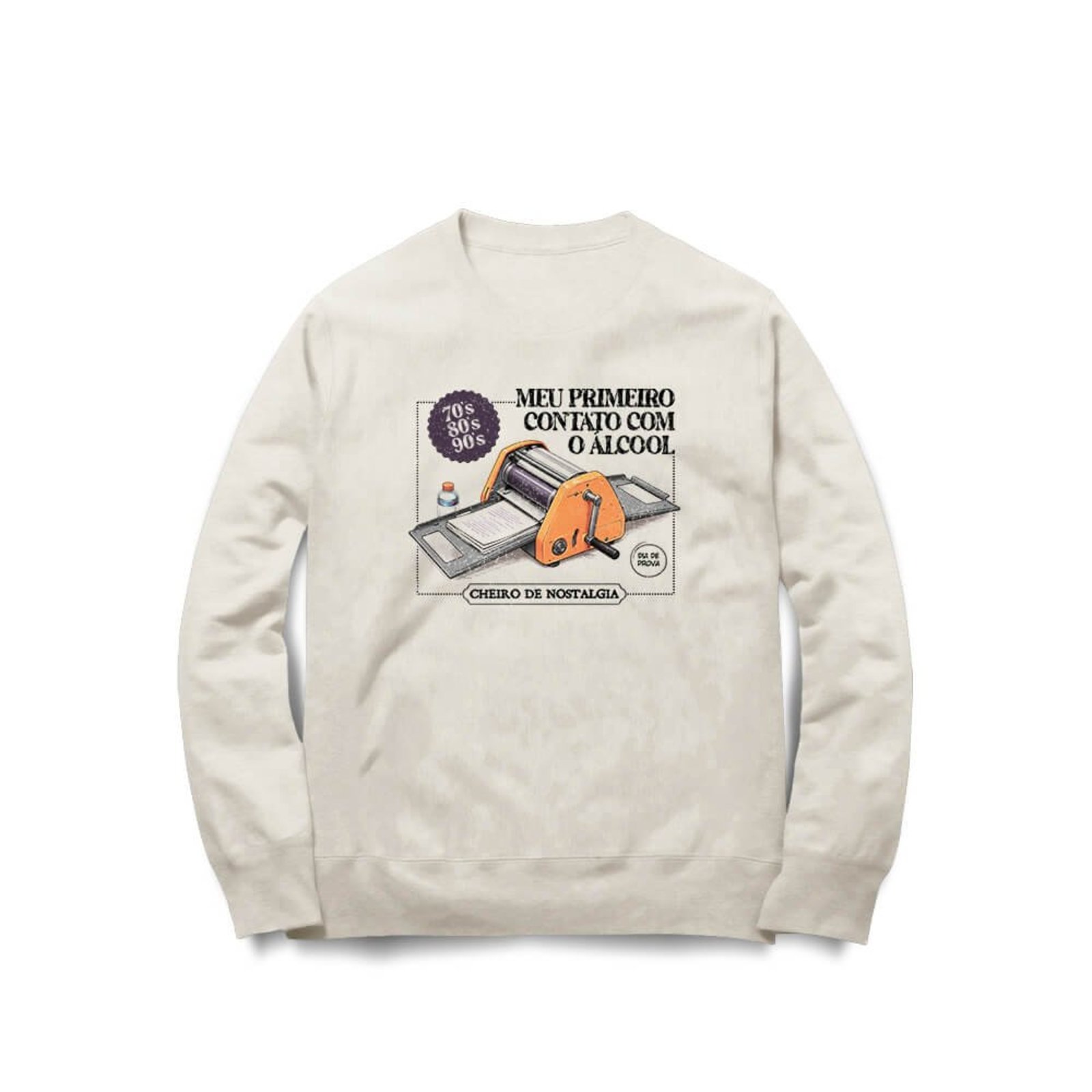 Moletom Mimeógrafo - Off White - Casual - Studio Geek
