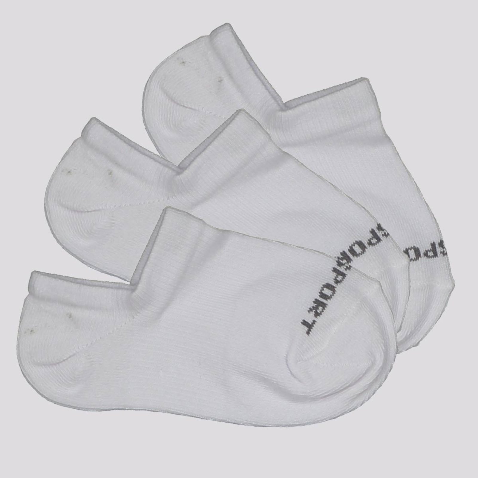 Kit Meia Lupo Sport Sapatilha 3 Pares Branca