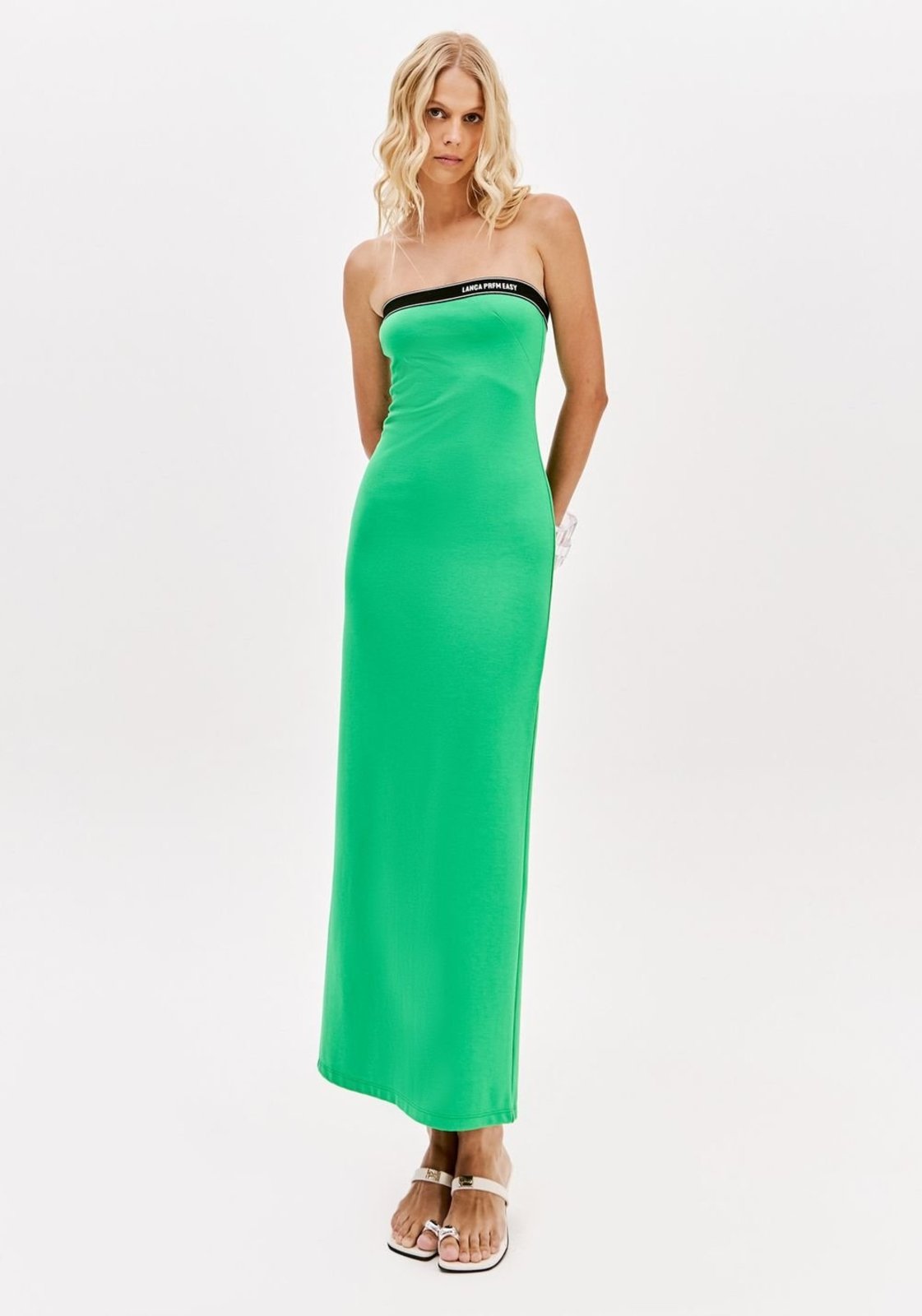 Vestido Super Midi Sem Alças Sport Easy