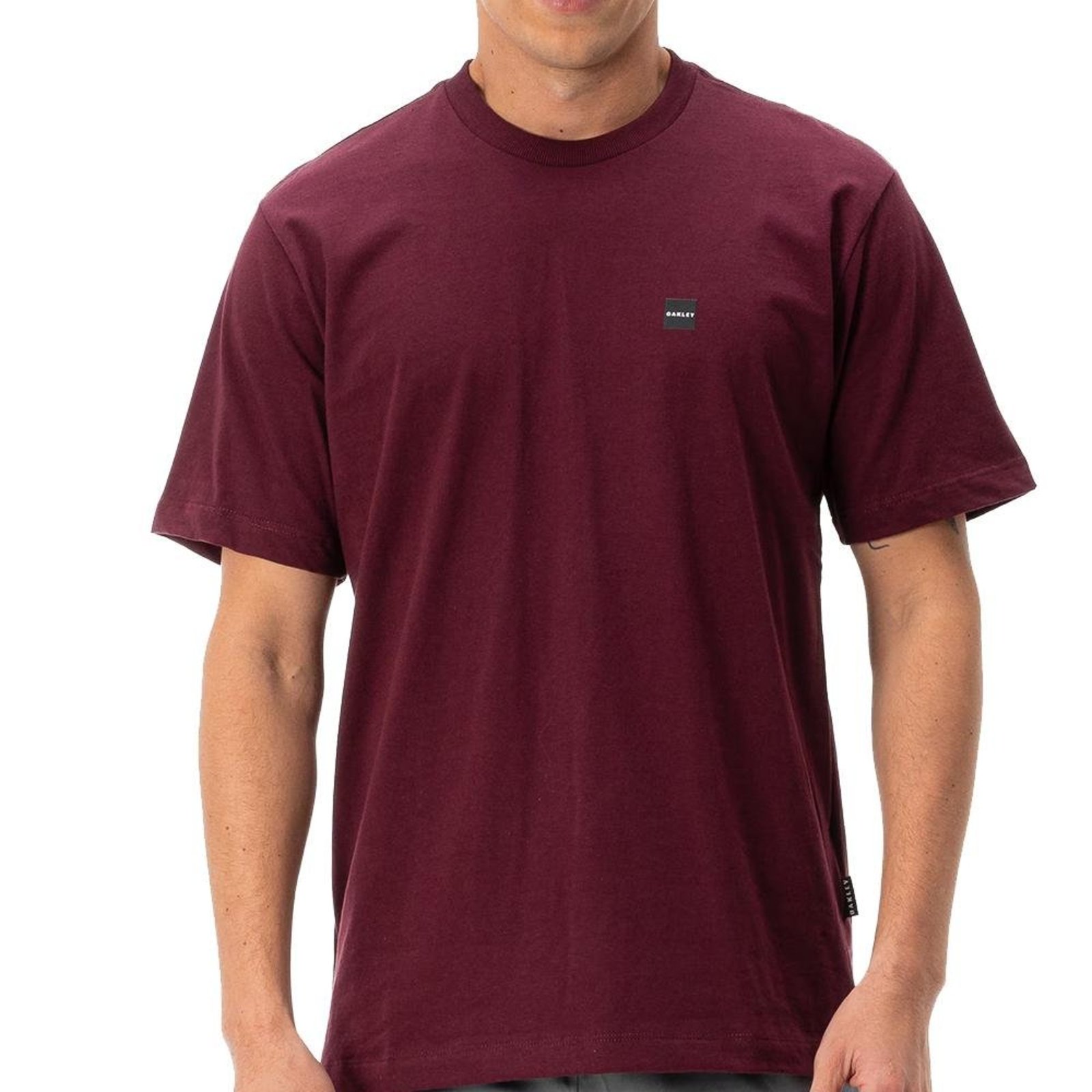Camiseta Oakley Patch Tee II WT26 Masculina Burgundy