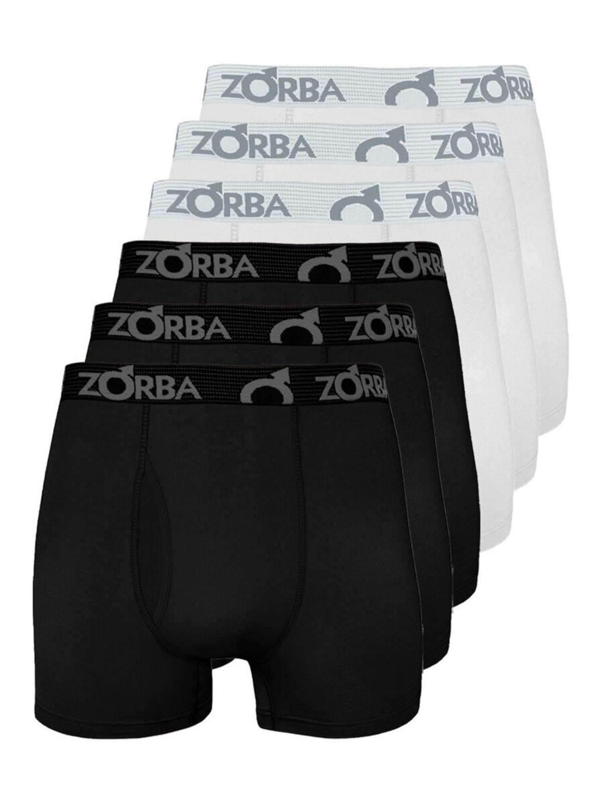 Kit com 6 Cuecas Boxer com Abertura Zorba 848