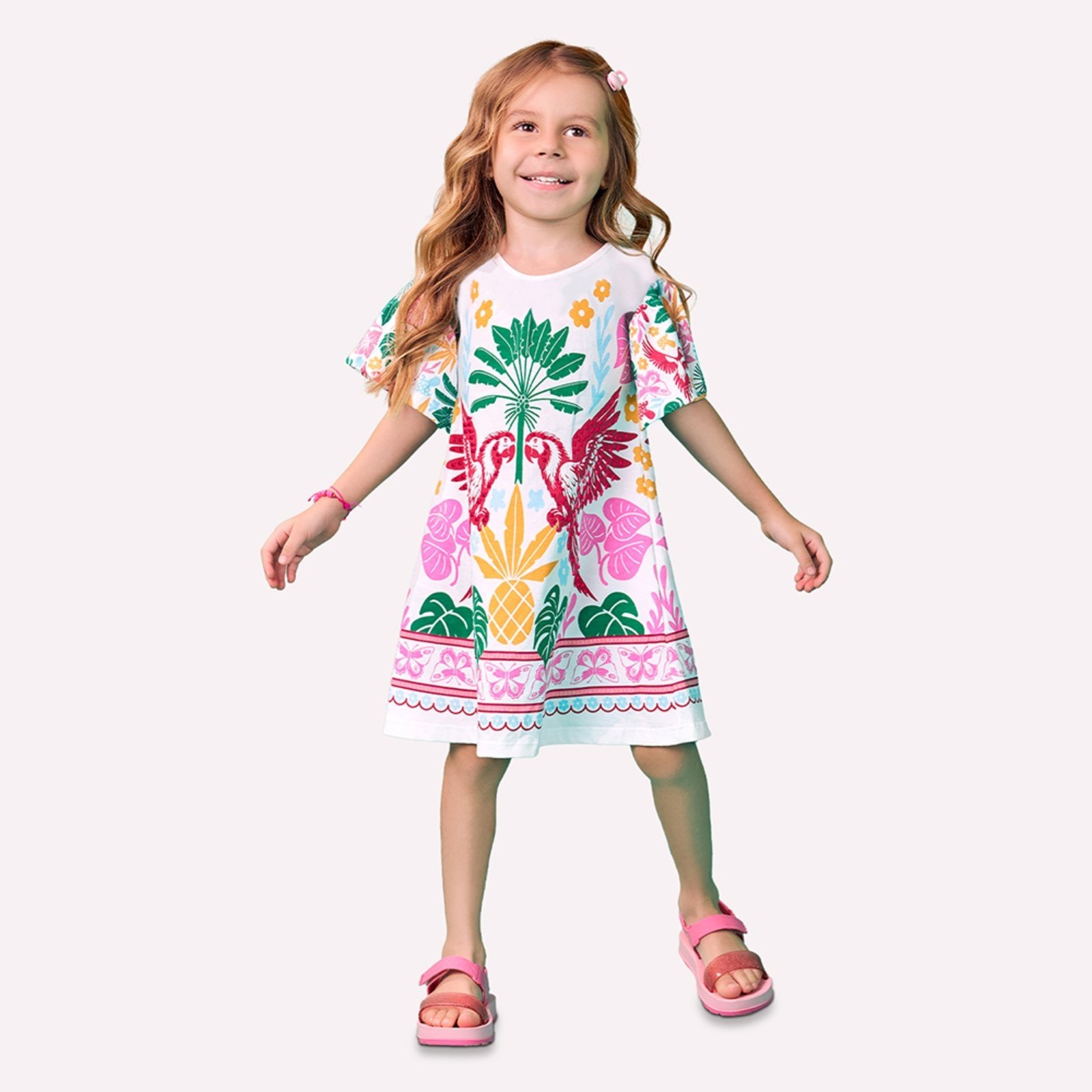 Infantil – Vestido Menina com Strass Nanai