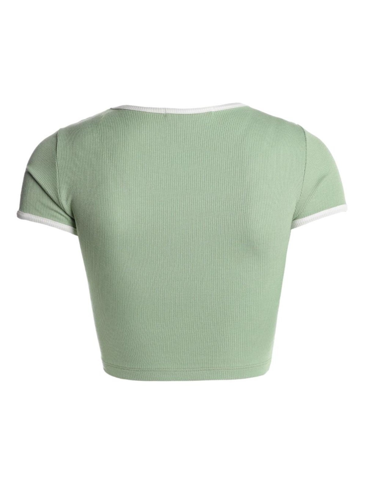 Vista 3 Blusa Ribana Manga Curta Autentique Feminina verde Autentique verde