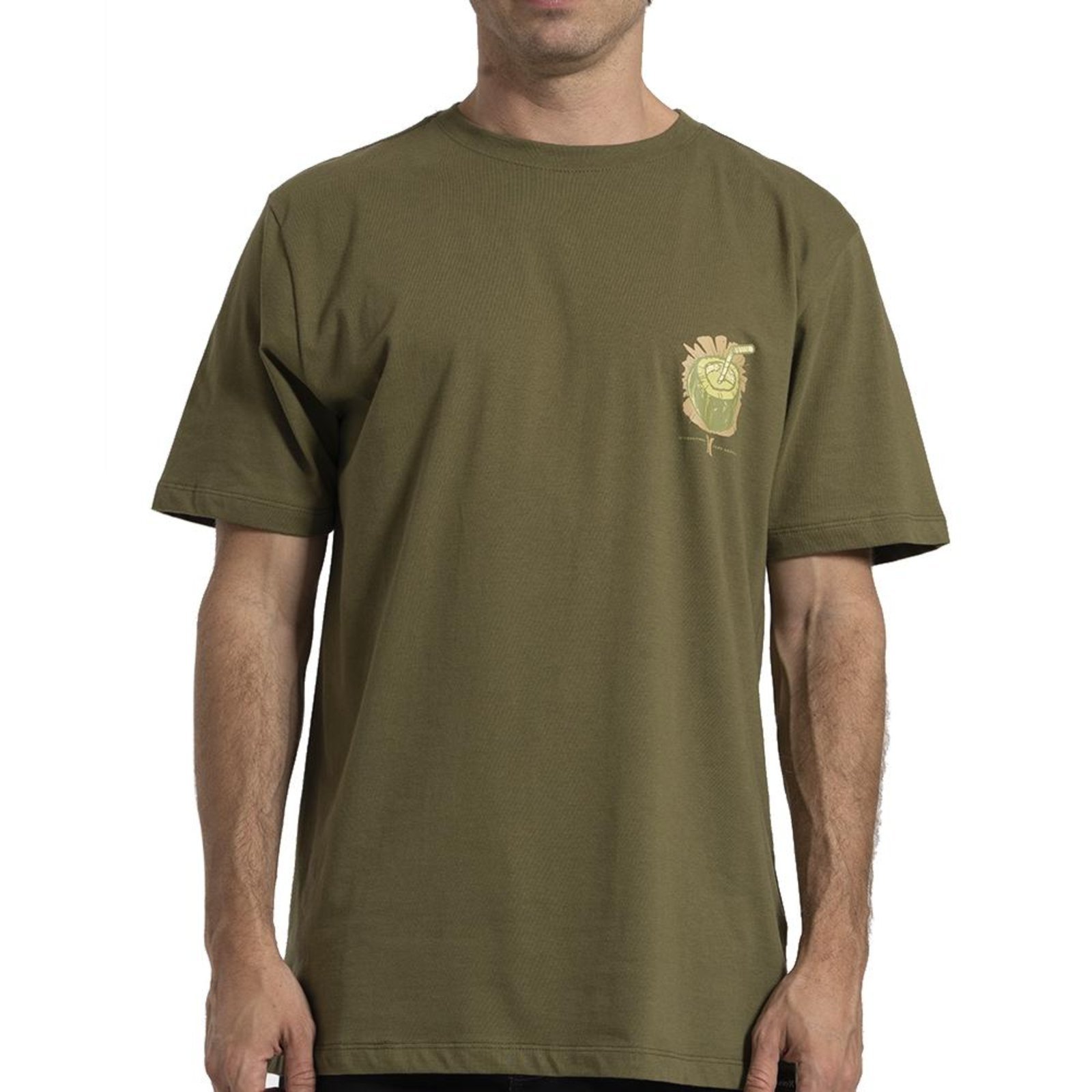 Camiseta Hurley Coconut WT26 Masculina Militar