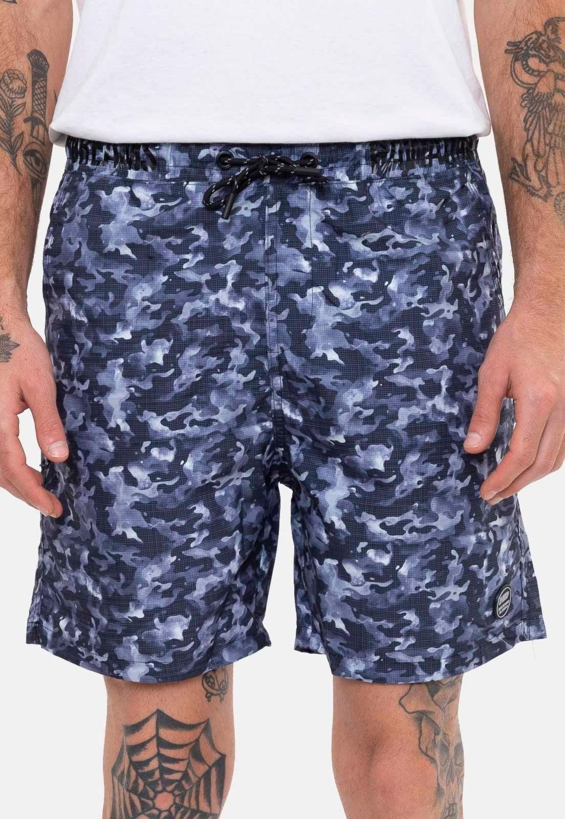 Shorts HD Volley Preto Militar