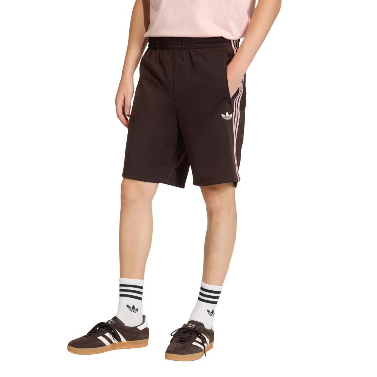 SHORTS FIREBIRD adidas Originals Marrom